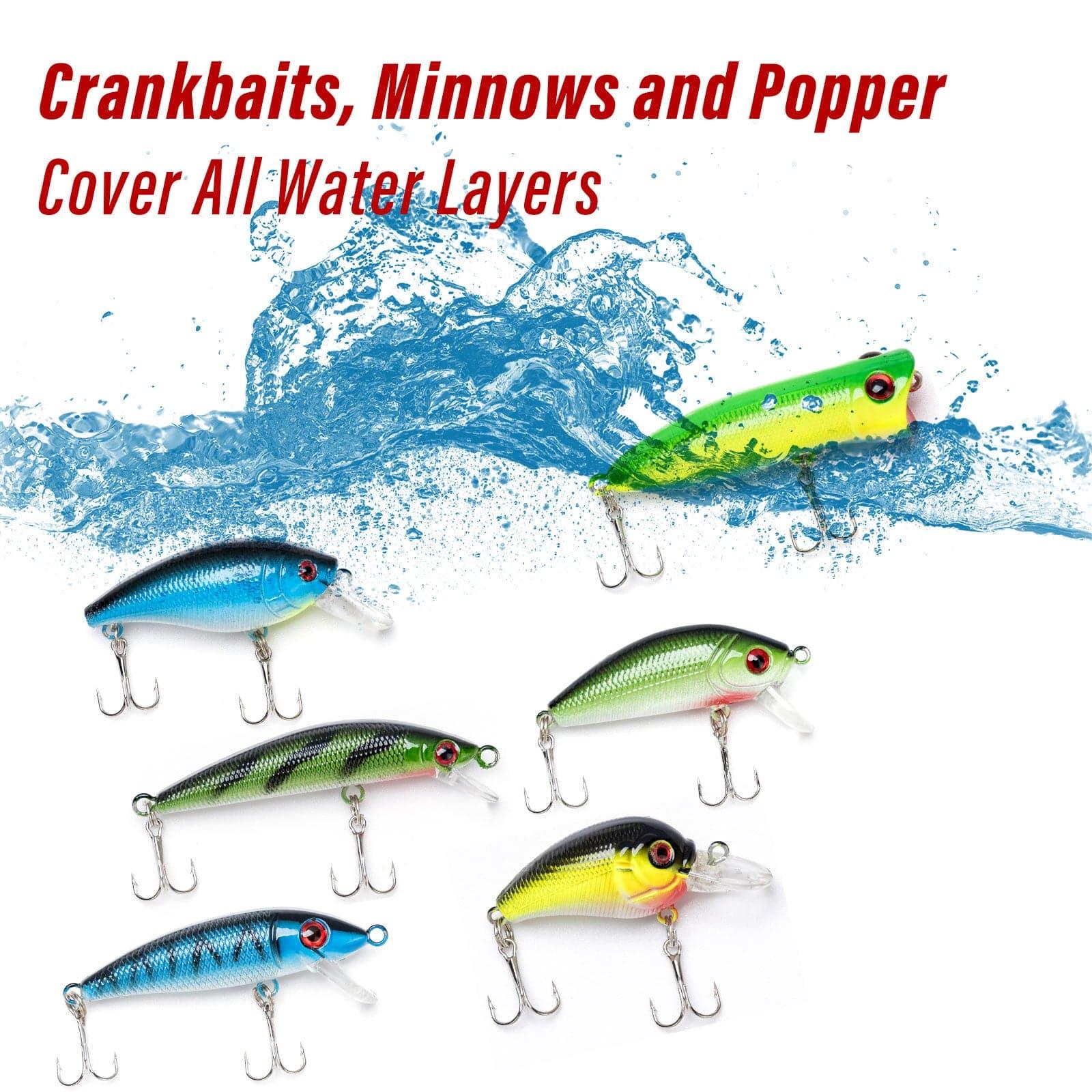 Dr.Fish 60pcs Spinners Spoons Hardbaits Kit - Image 5