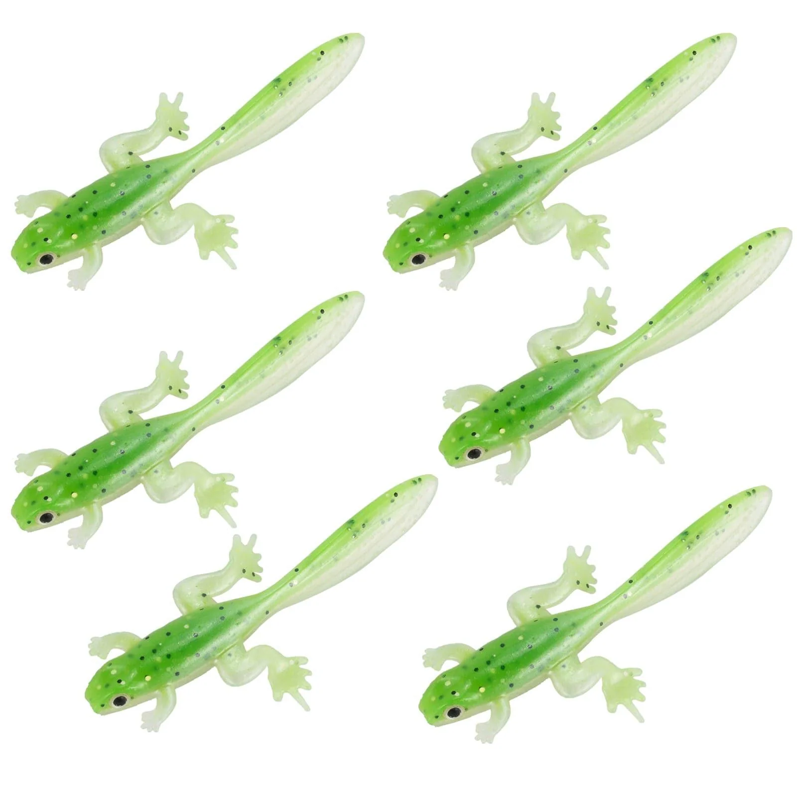 Dr.Fish 6pcs Soft Plastic Frogs 3.2'' - Image 7