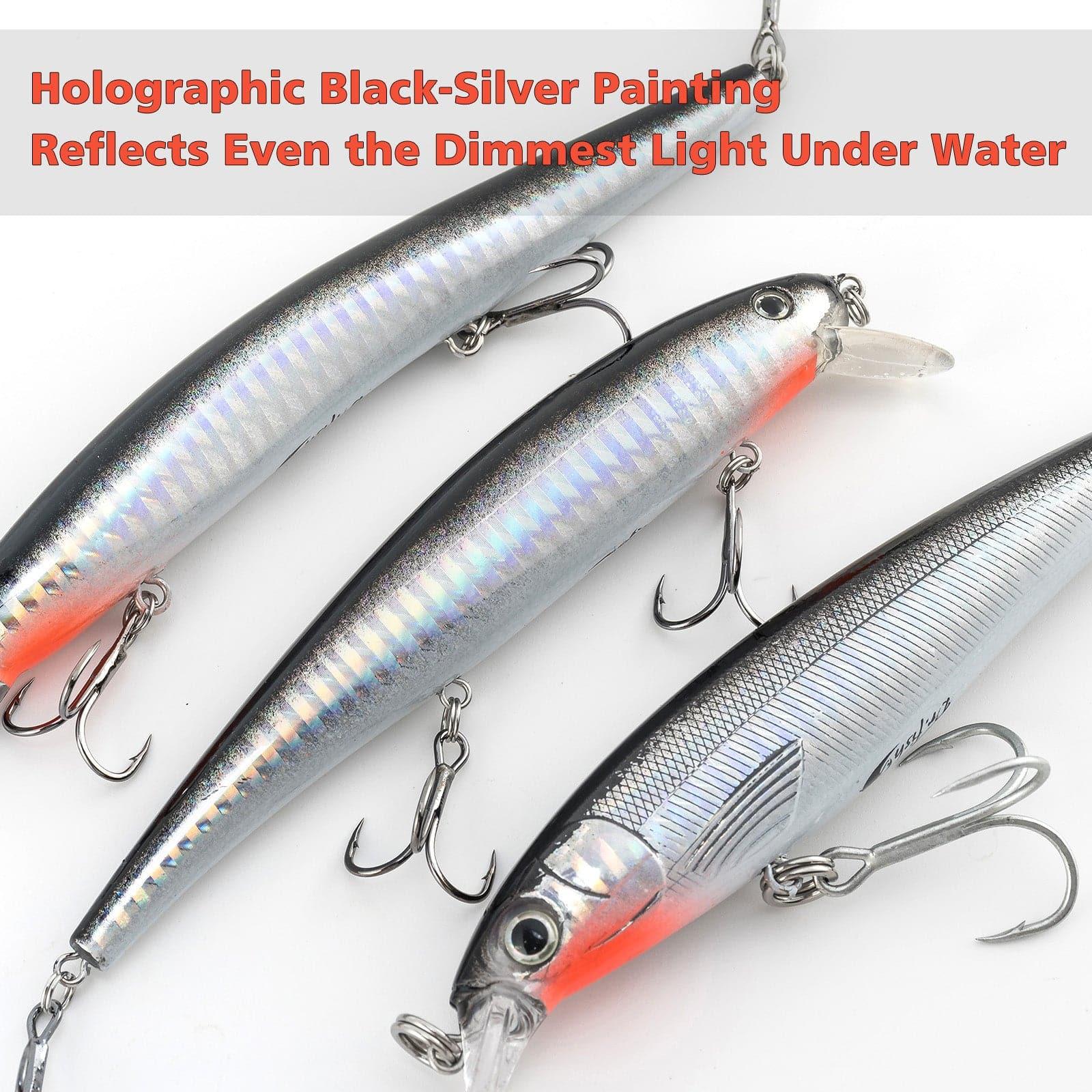 Dr.Fish 6pcs Minnow Lures Kit - Image 3