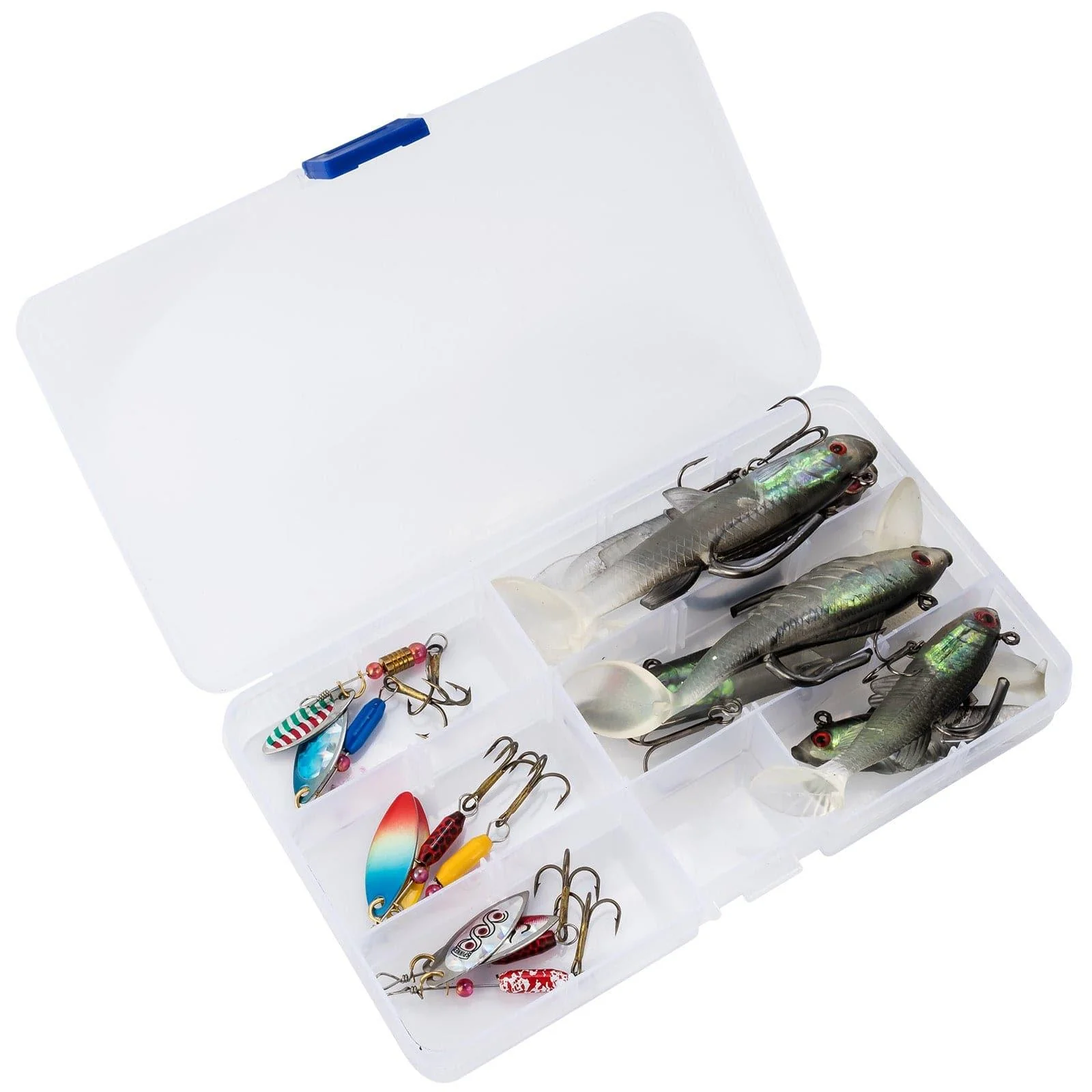 Dr.Fish Spinners and Weighted Shad Lures Kit - Image 5