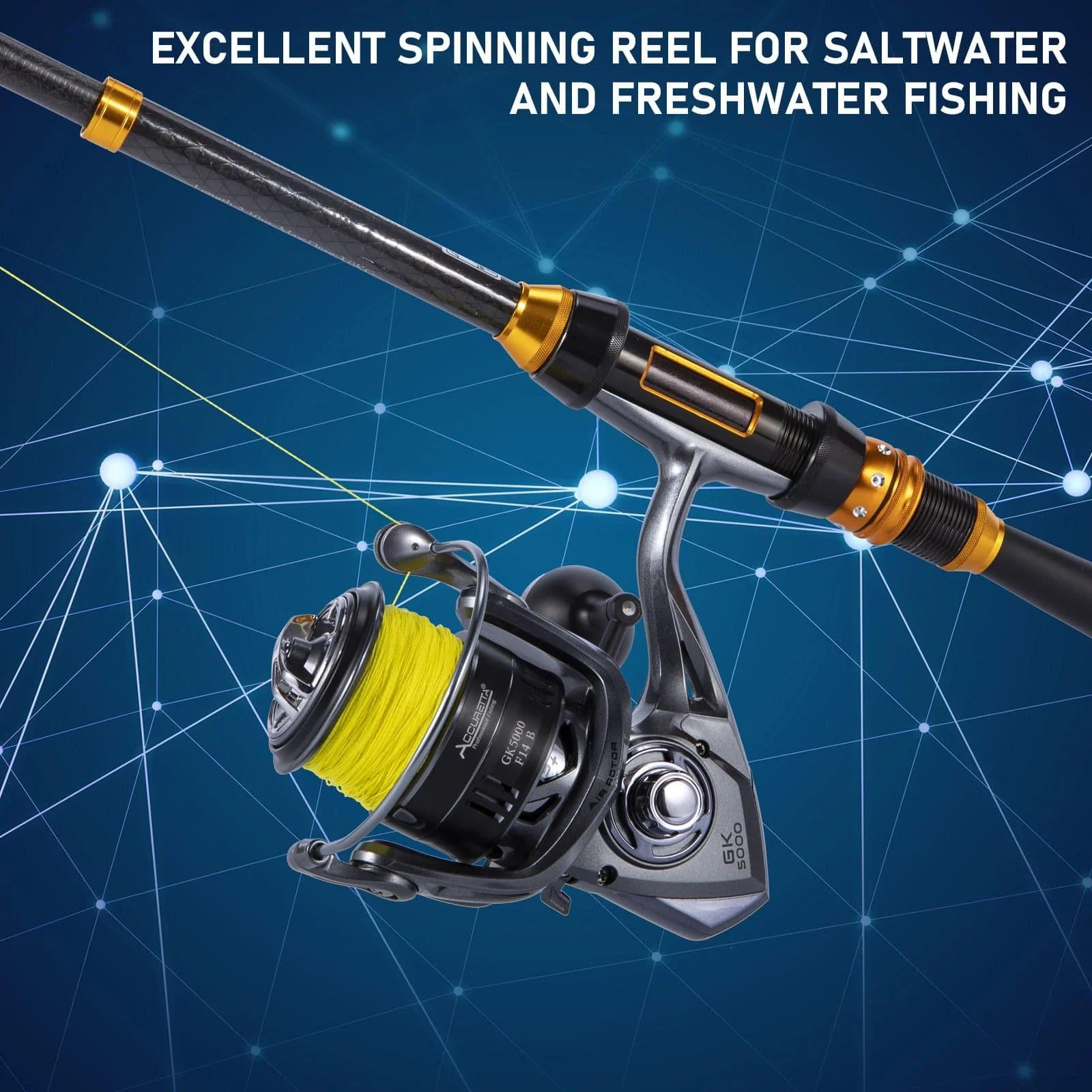 Dr.Fish GK Spinning Reel 1000-6000 - Image 6