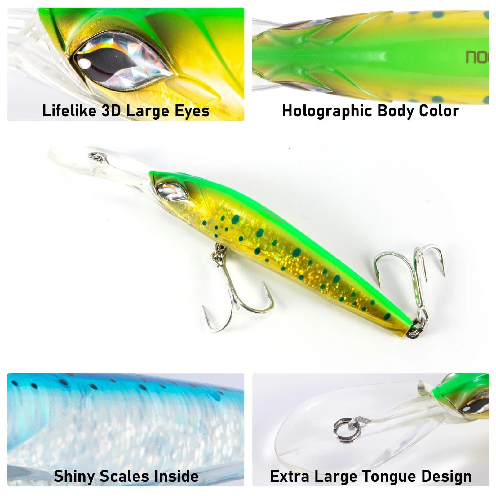 Dr.Fish Minnow Jerkbait Saltwater Lures 7.09" - Image 7