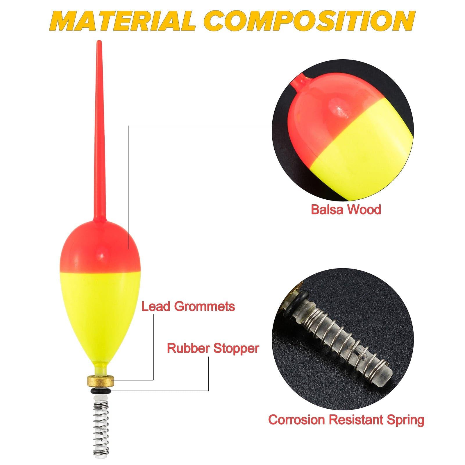 Dr.Fish 6pcs Fishing Slip Floats Kit - Image 4