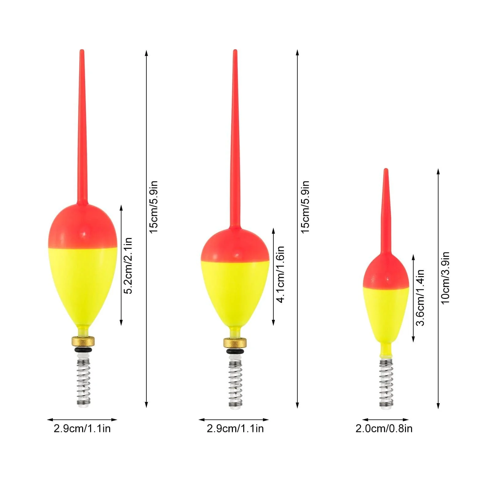 Dr.Fish 6pcs Fishing Slip Floats Kit - Image 8