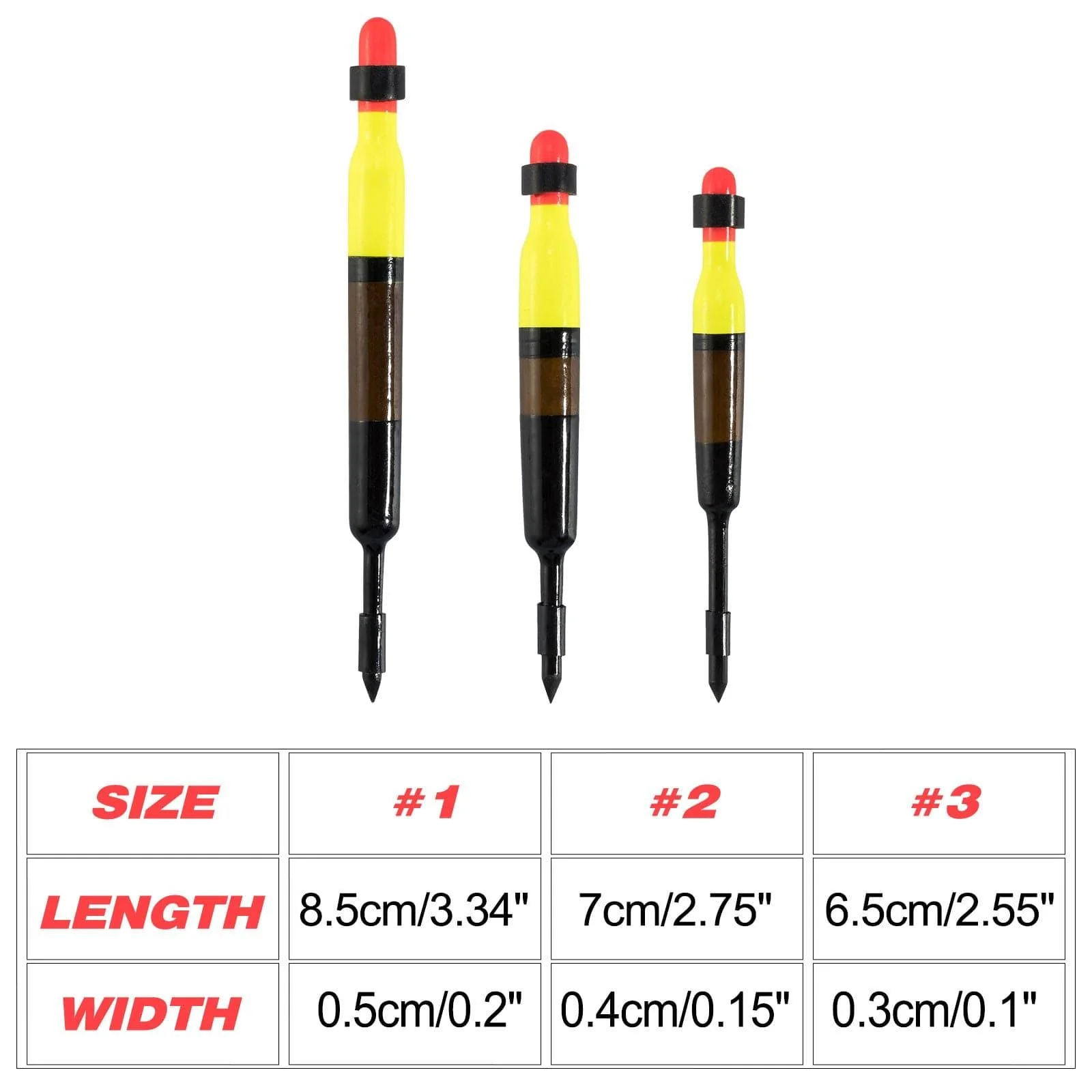 Dr.Fish 5pcs Balsa Wood Floats - Image 7