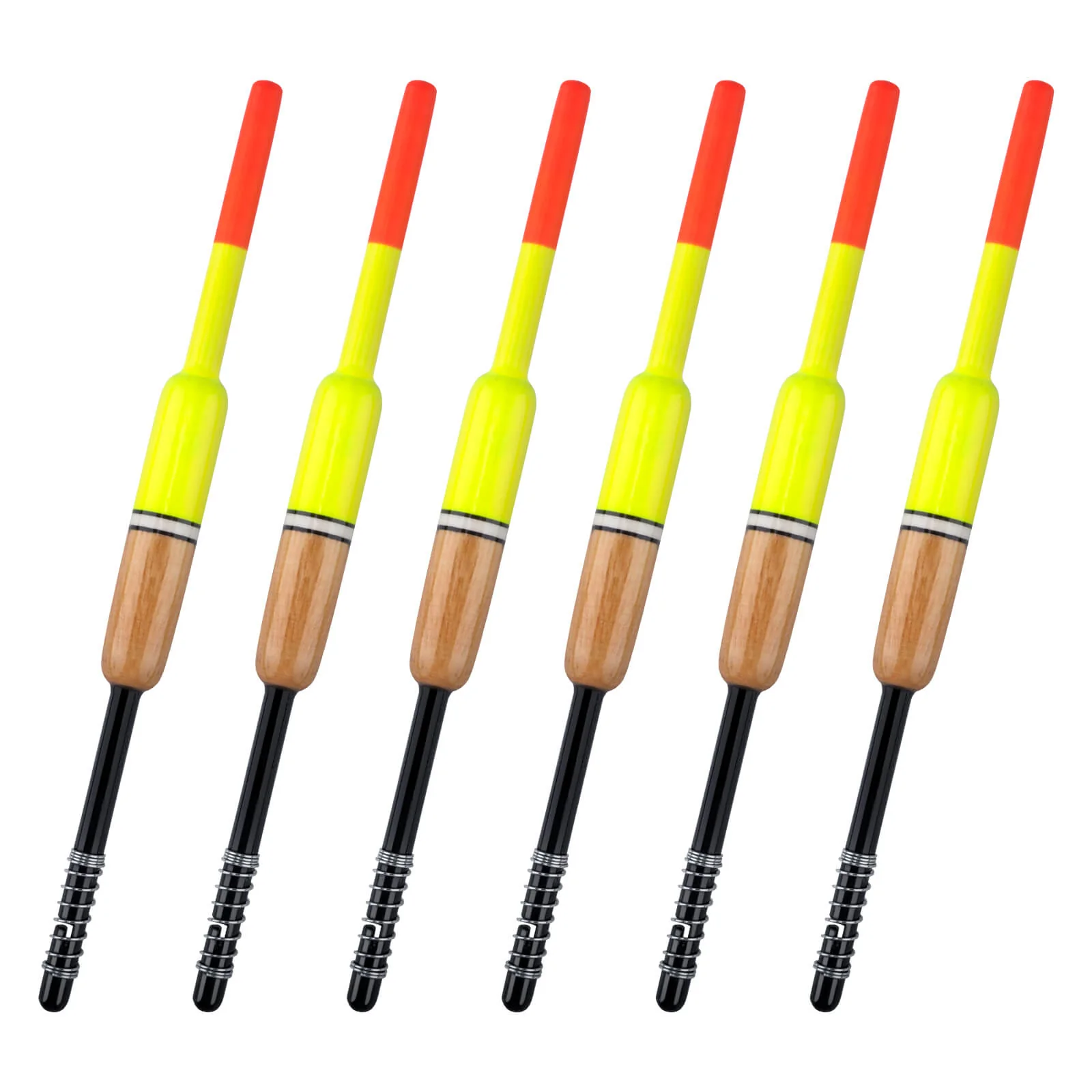 Dr.Fish 6pcs Balsa Wood Slip Bobbers - Image 8