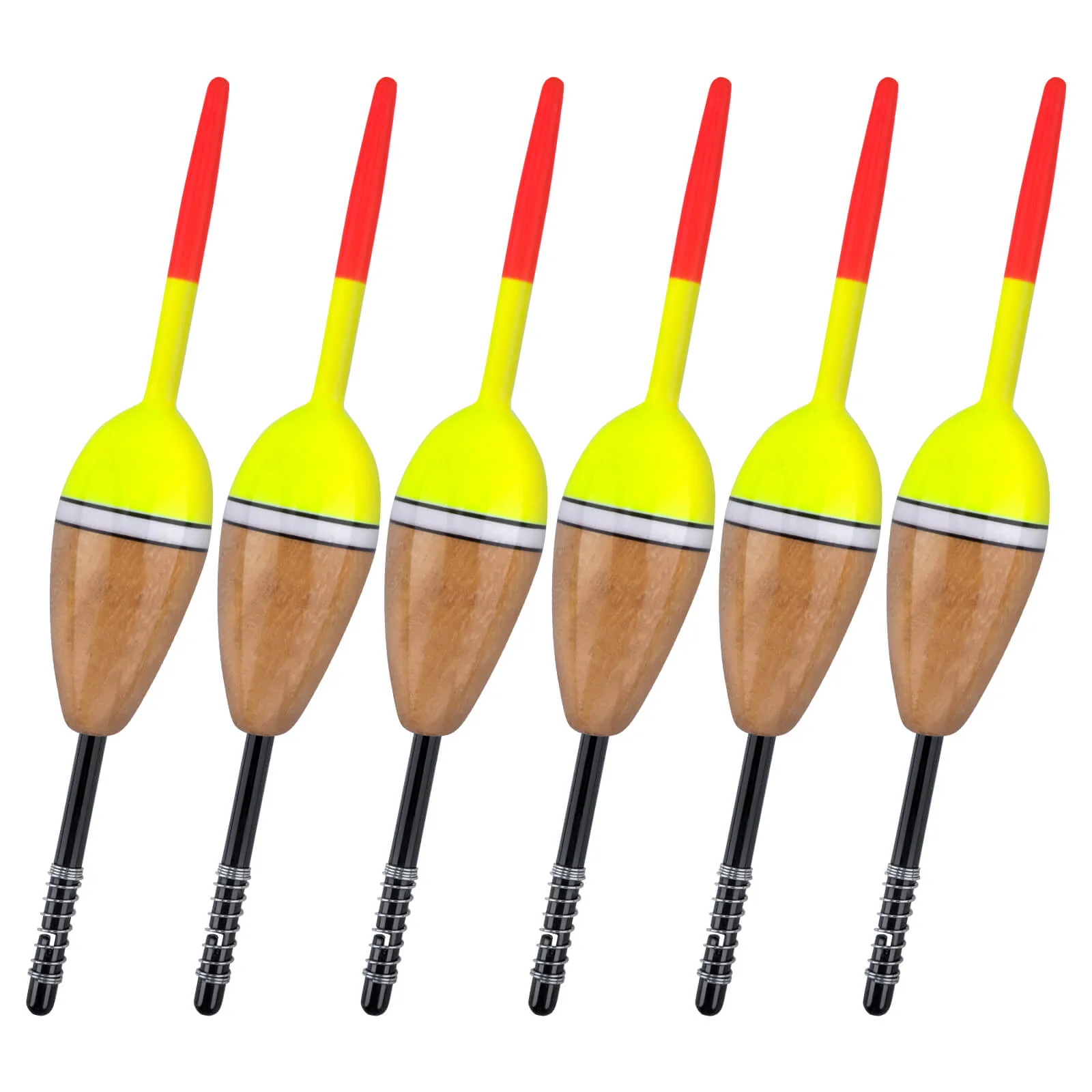 Dr.Fish 6pcs Balsa Wood Slip Bobbers - Image 9