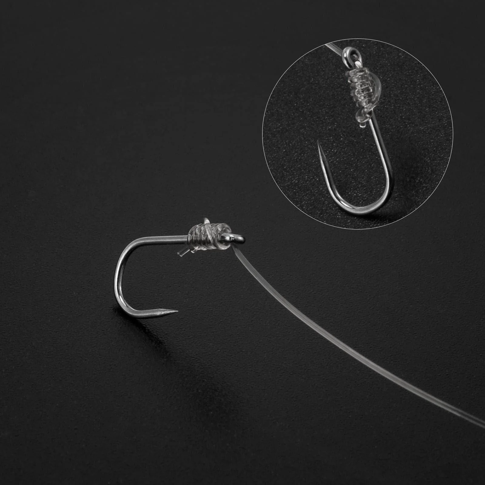 Dr.Fish 50pcs Eyed Barbless Hooks - Image 4