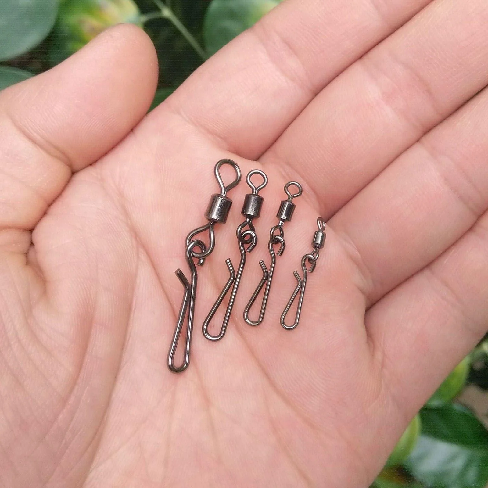 Dr.Fish 50pcs Rolling Swivel with Hanging Snap 20-46.3lb - Image 6