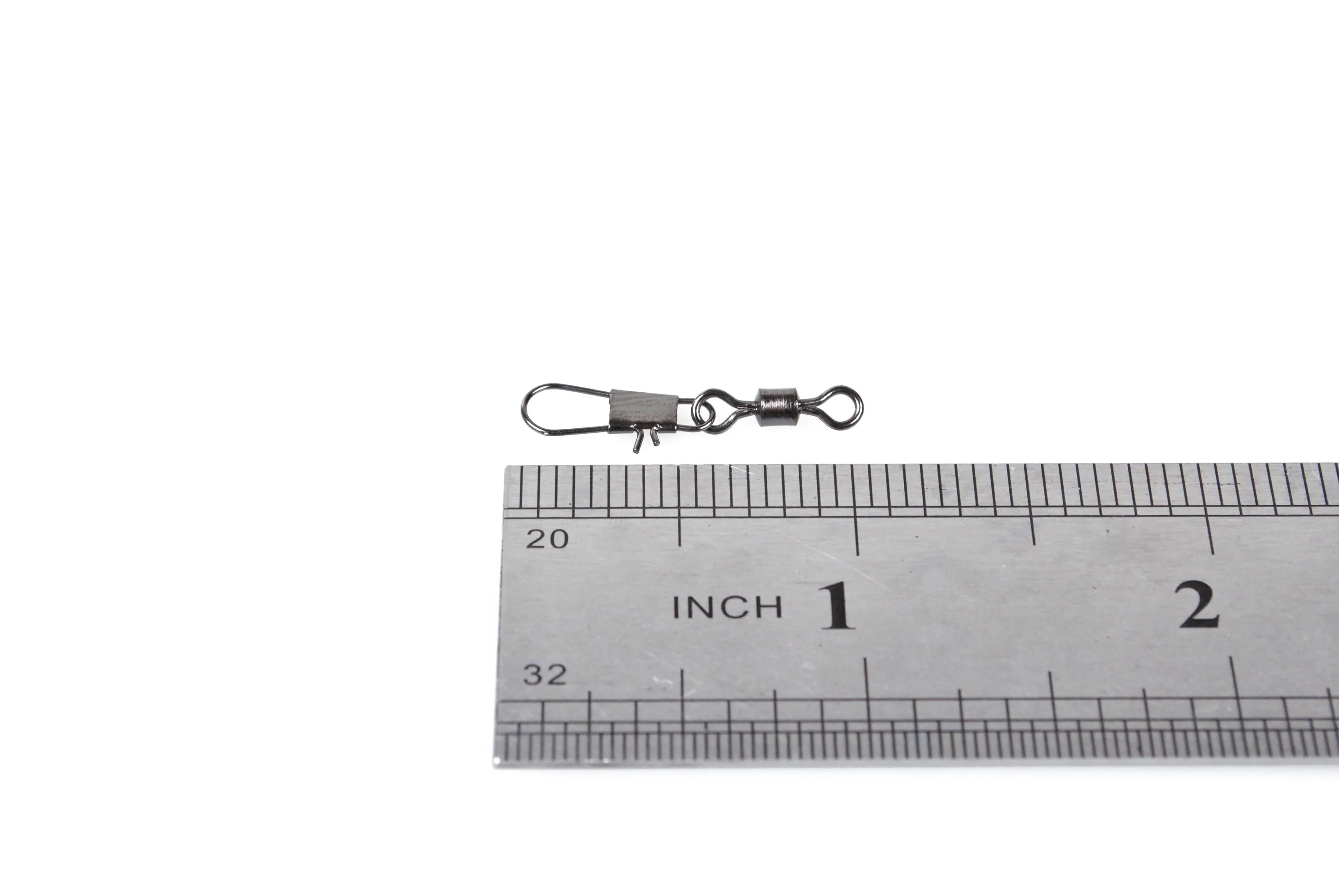 Dr.Fish 50pcs Rolling Swivel with Interlock Snap 26lb - Image 2