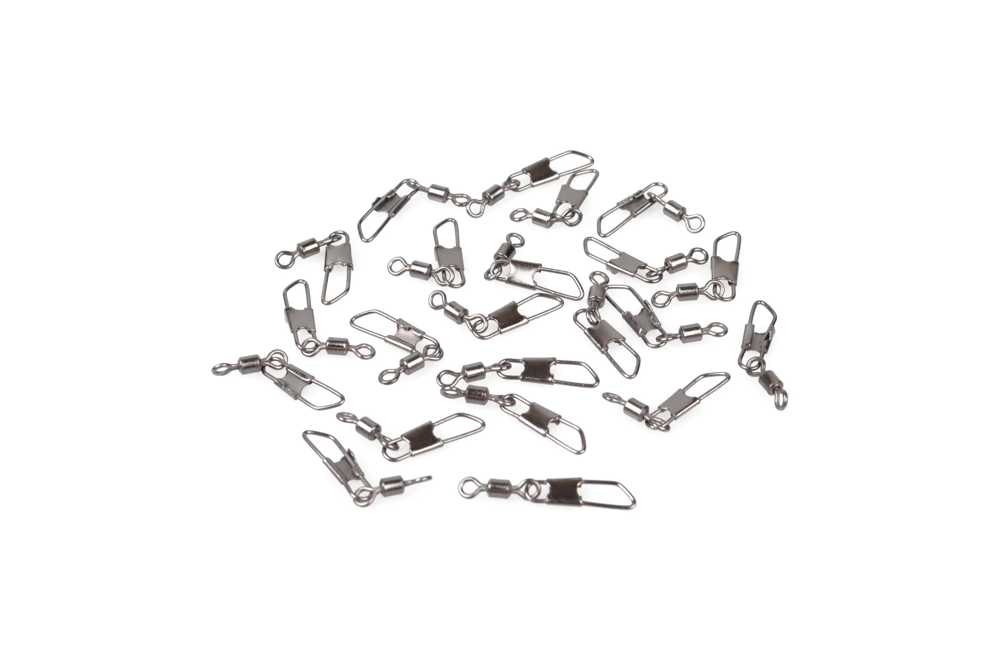 Dr.Fish 50pcs Rolling Swivel with Safety Snap 15lb - Image 3