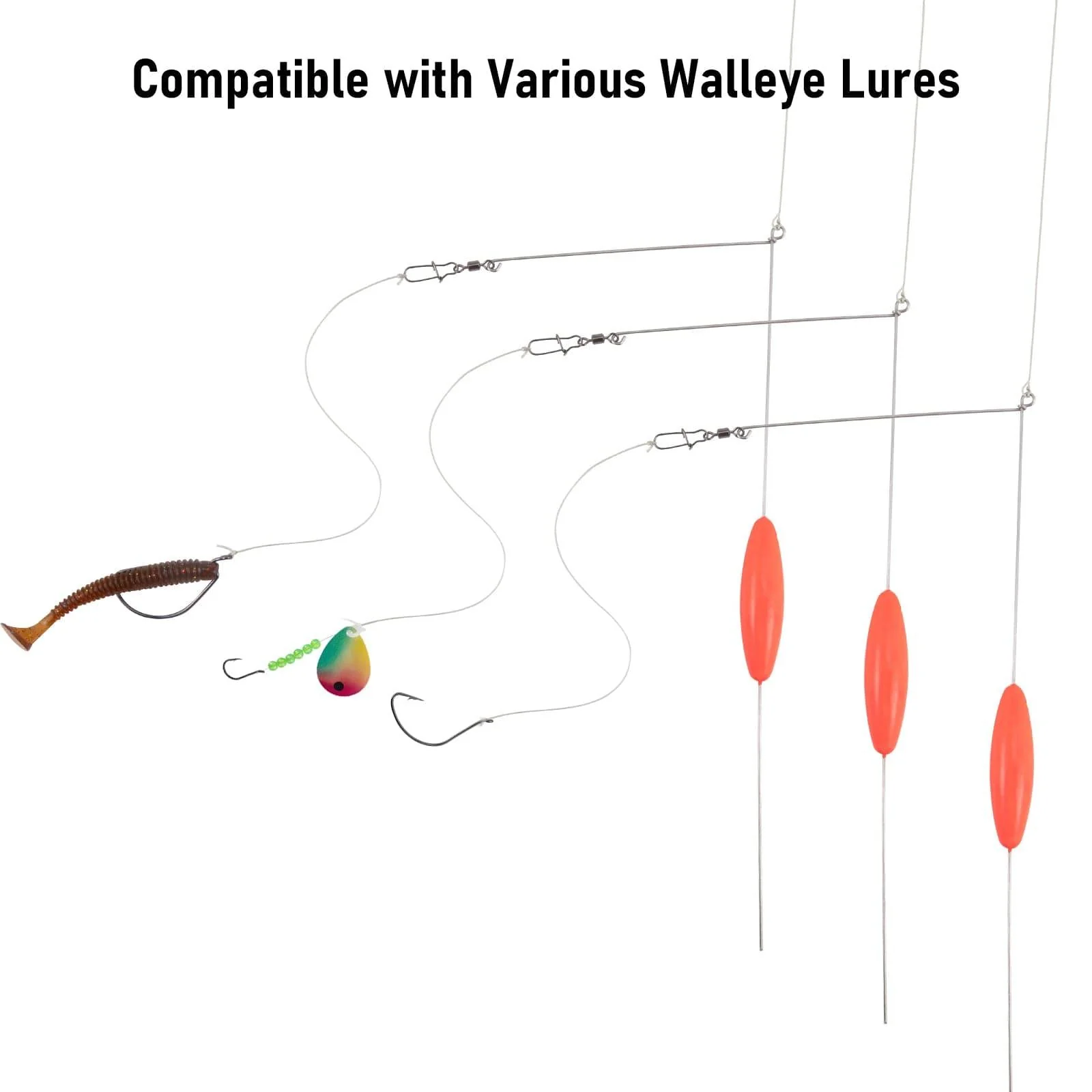 Dr.Fish 4pcs Bottom Bouncers for Walleye Rig - Image 6