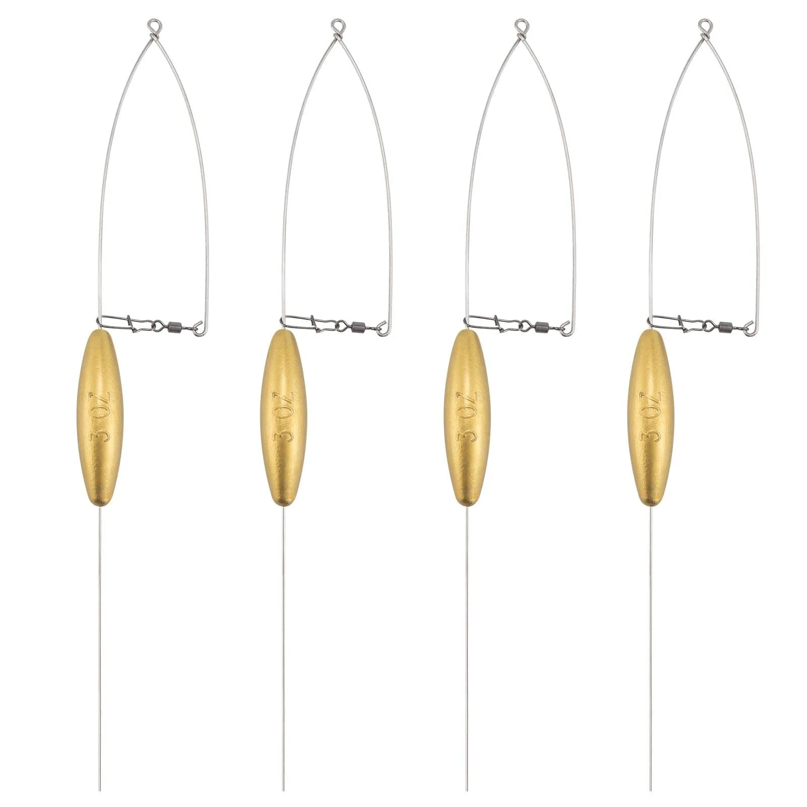 Dr.Fish 4pcs Bottom Bouncers for Walleye Rig - Image 9