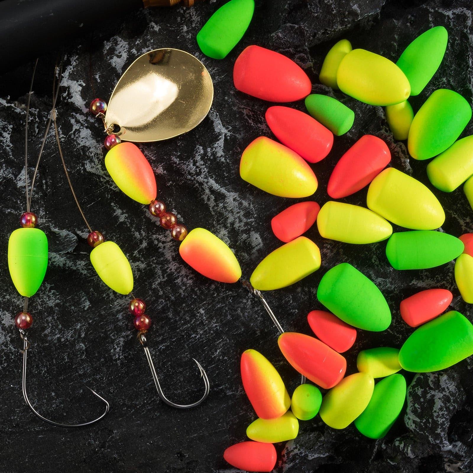 Dr.Fish 20pcs Bullet Foam Floats 6 Sizes - Image 19