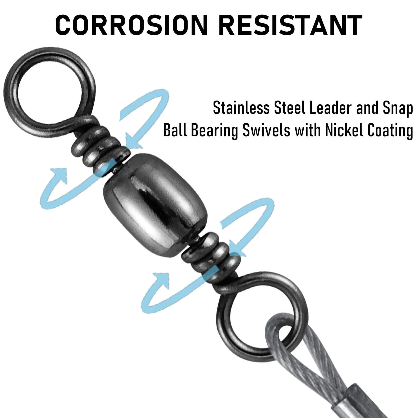Dr.Fish 15pcs Carolina Ready Rigs with Bullet Weight - Image 5