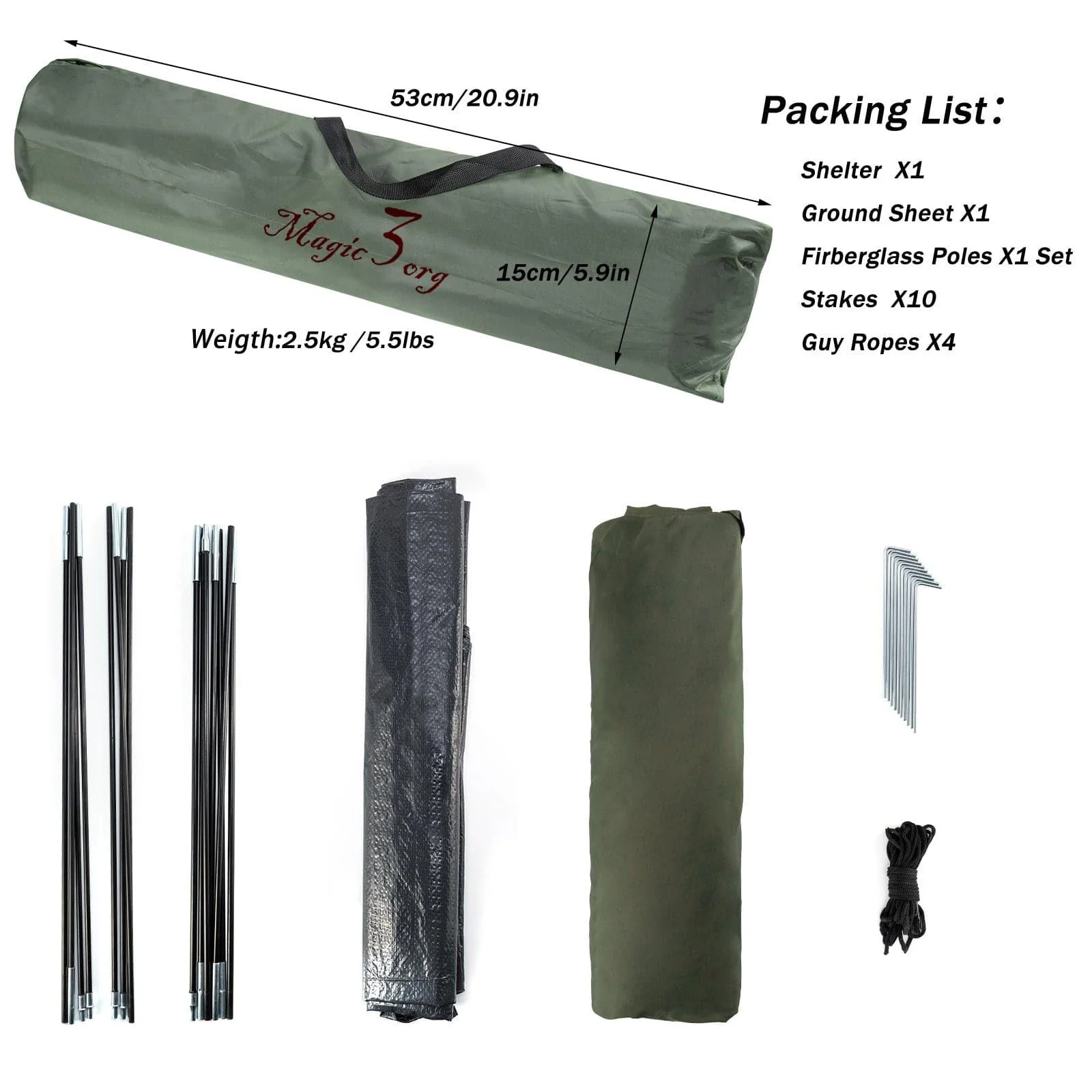 Dr.Fish Fishing Bivvy Tent 1-2 Man - Image 5