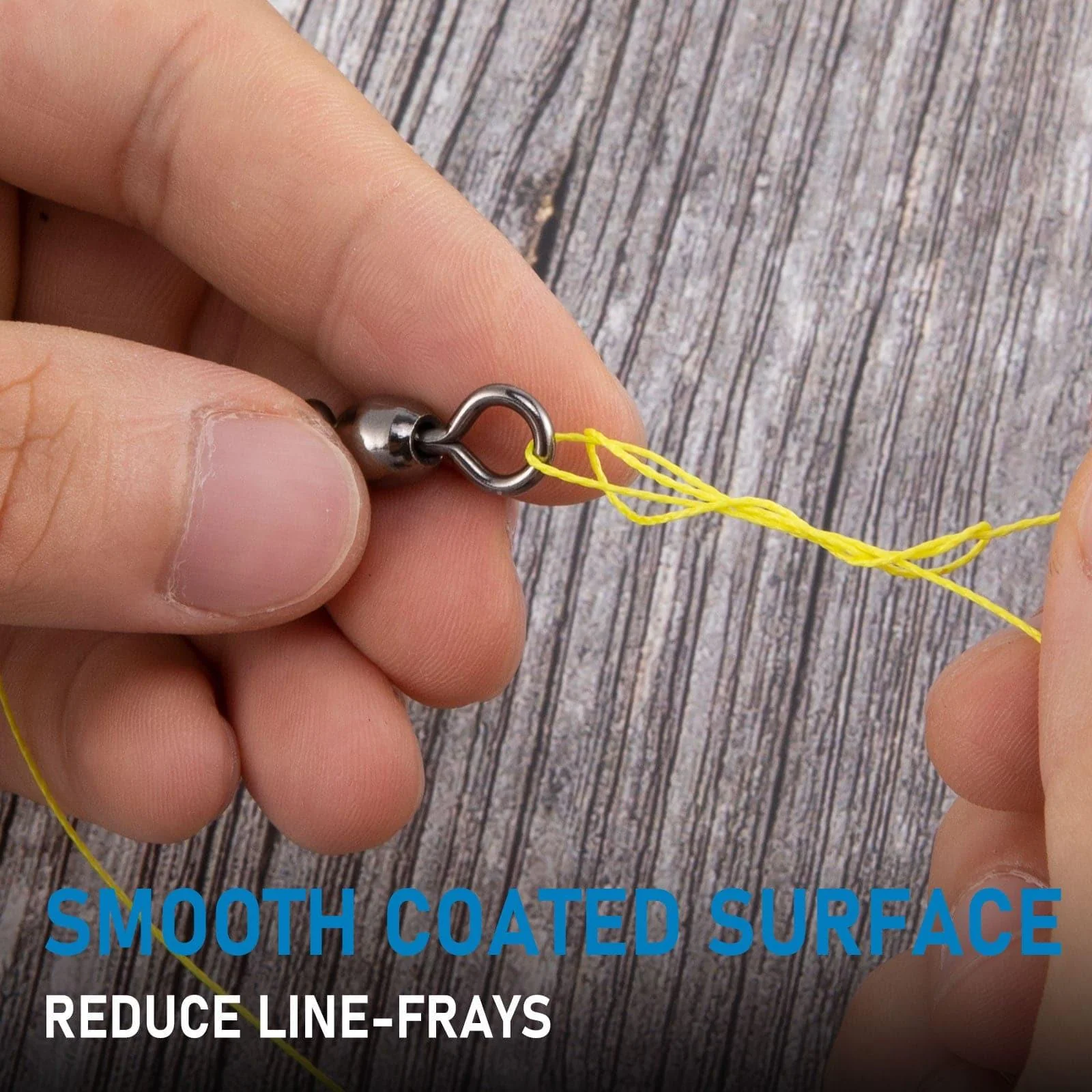 Dr.Fish 50pcs Black Crane Swivels 6-732lb - Image 3