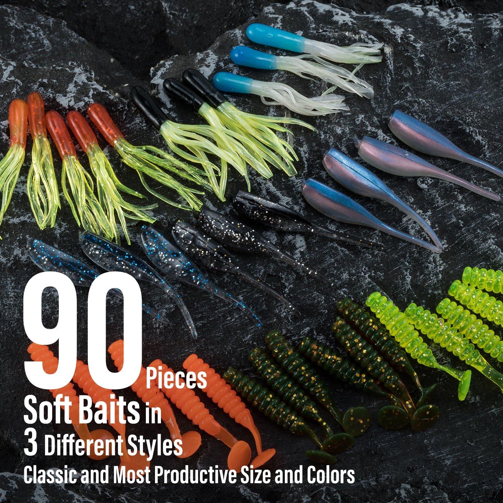 Dr.Fish 179pcs Crappie Tackles Lures Kit - Image 3