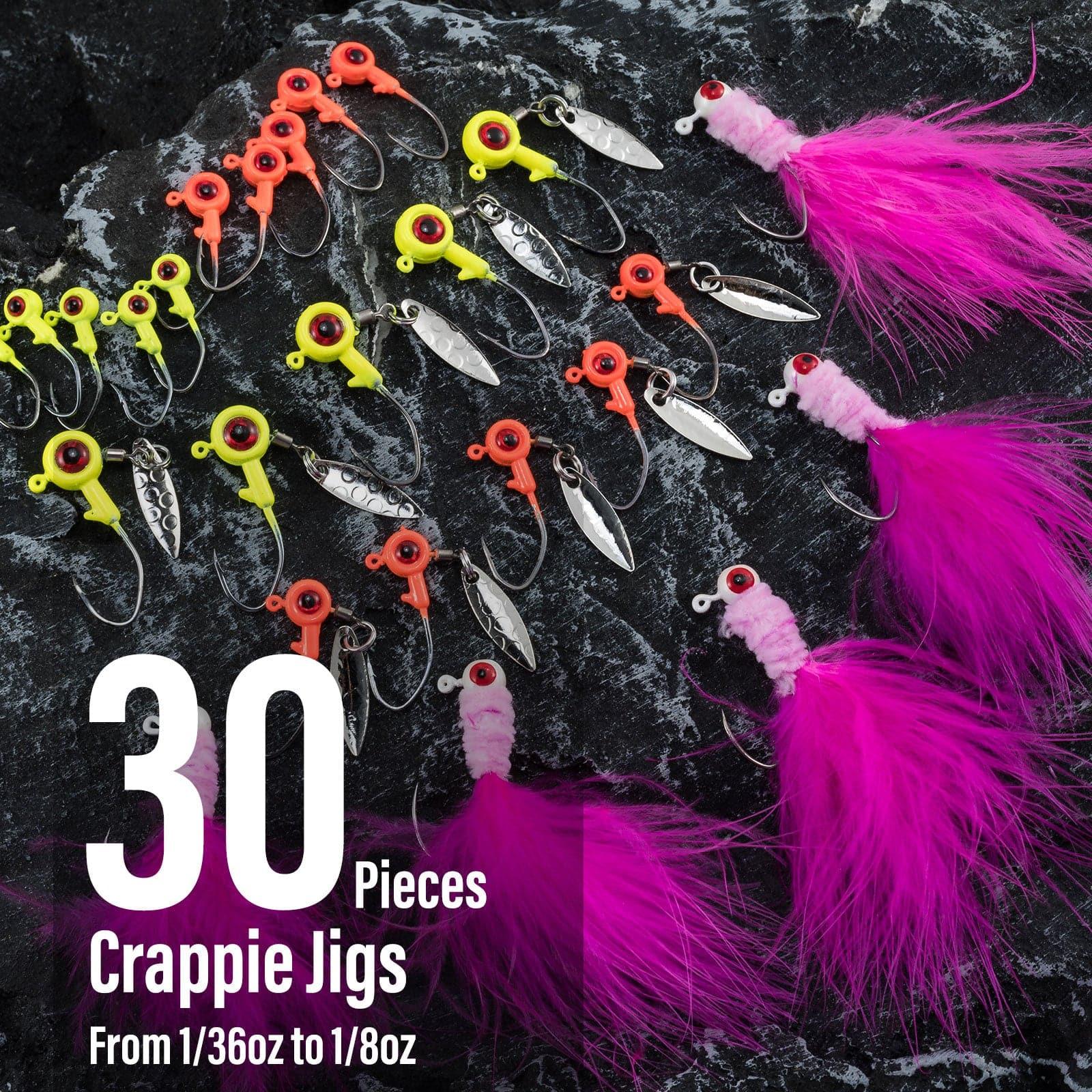 Dr.Fish 179pcs Crappie Tackles Lures Kit - Image 4