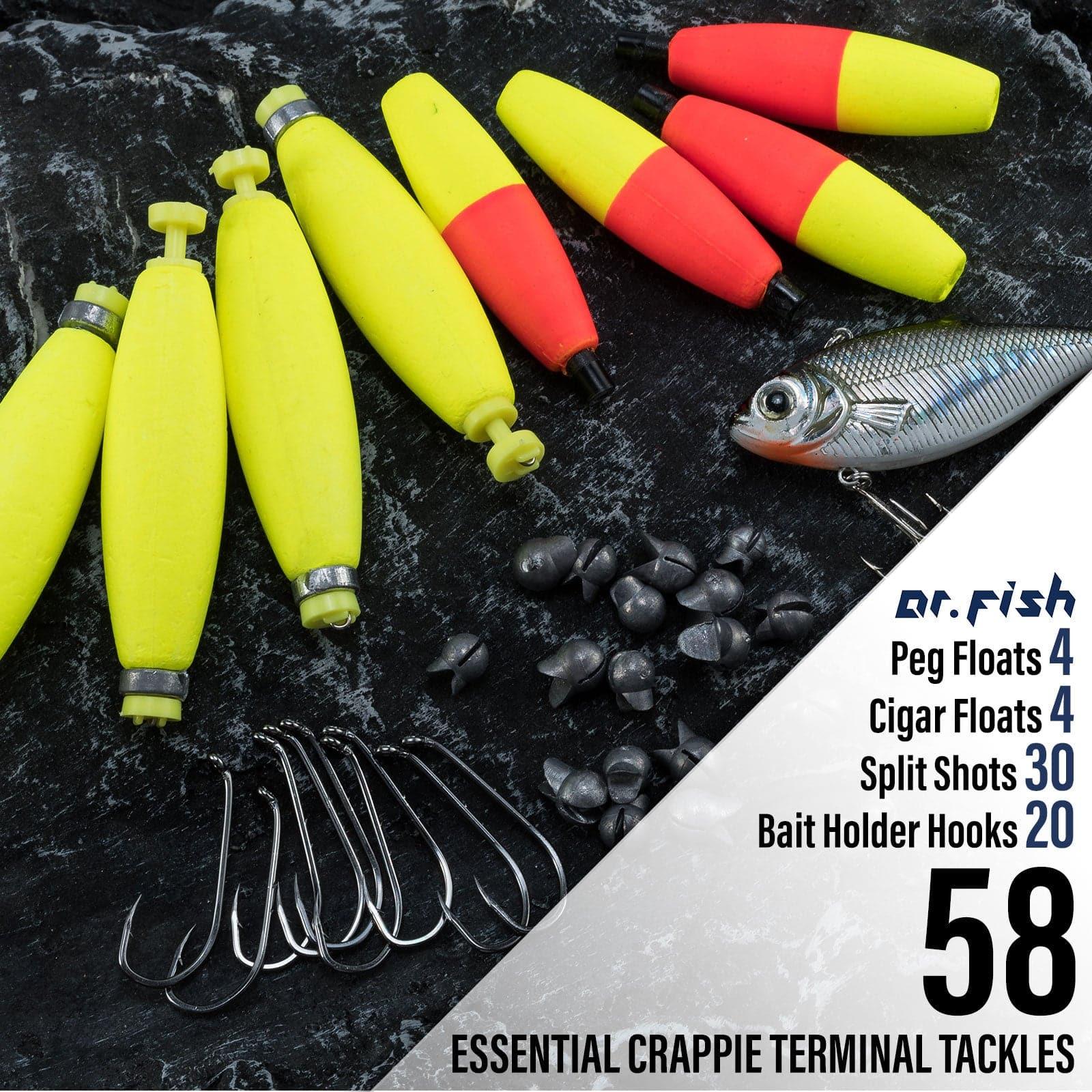 Dr.Fish 179pcs Crappie Tackles Lures Kit - Image 5