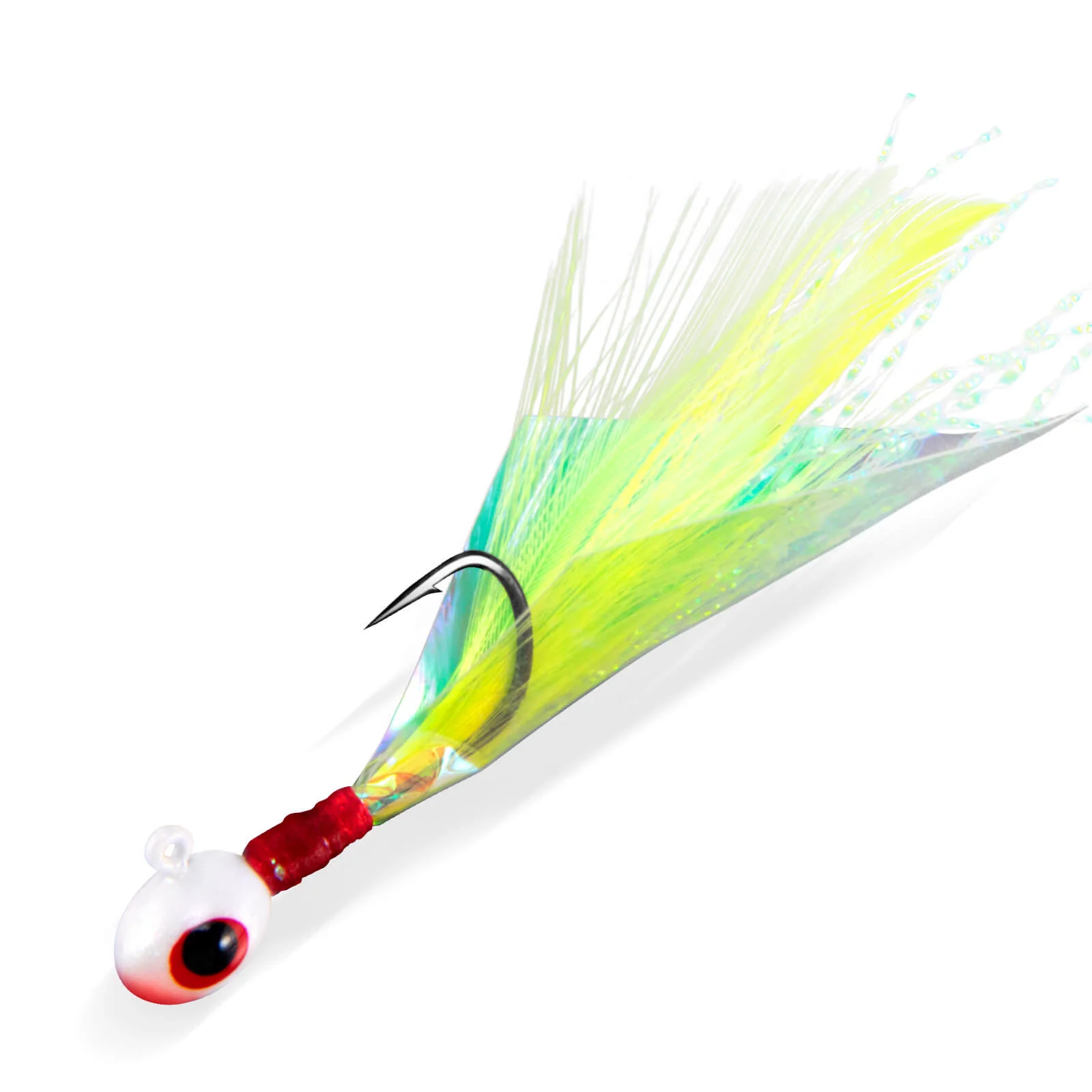 Dr.Fish 10pcs Crappie Marabou Jigs Hand 1/32oz-1/16oz - Image 11