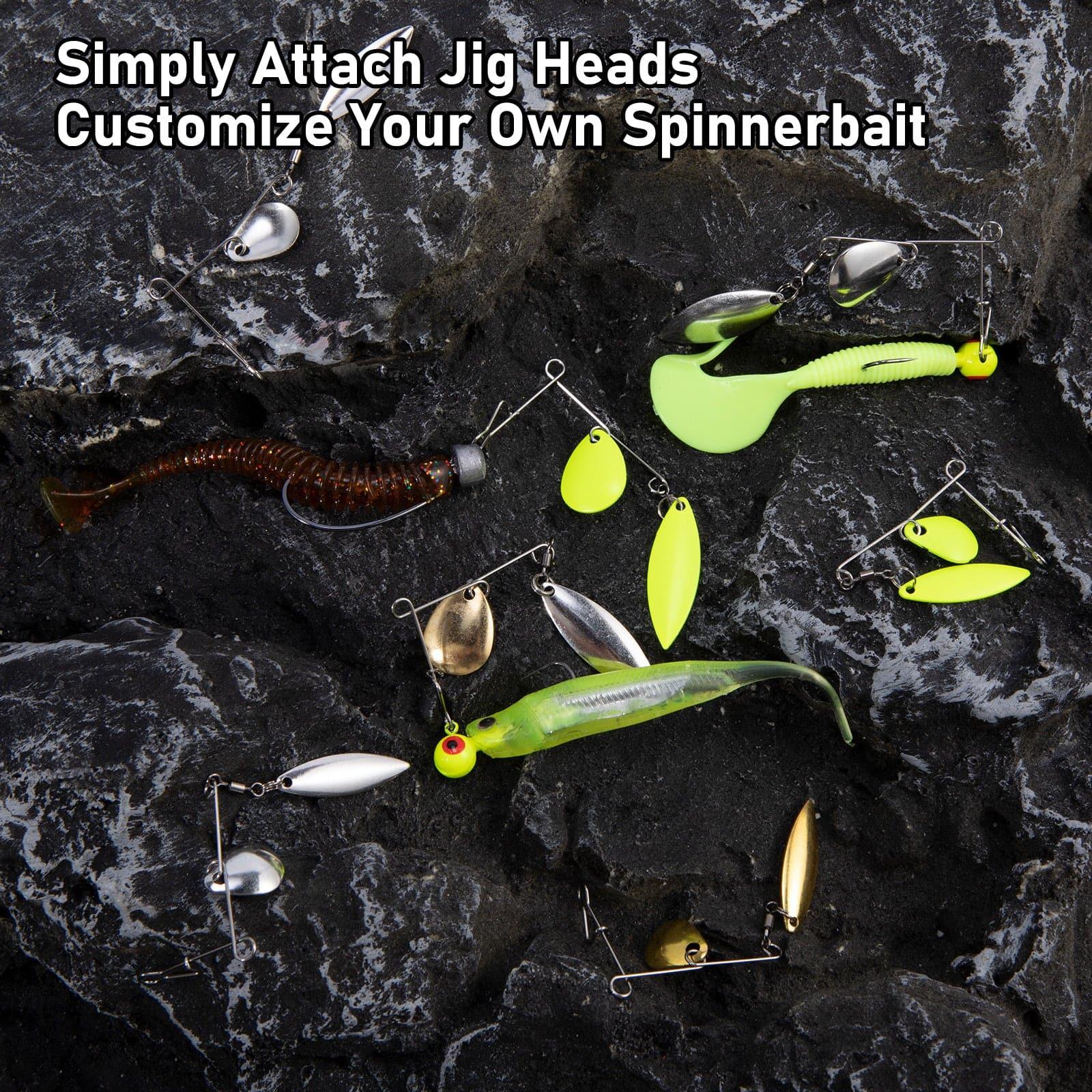 Dr.Fish 10pcs Double Blade Spinnerbait Arms - Image 6