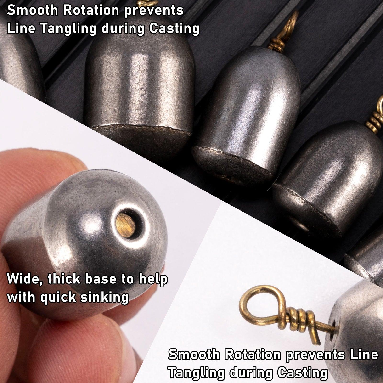 Dr.Fish 10/20pcs Bulk Iron Fishing Weight 3.5g-28g - Image 3