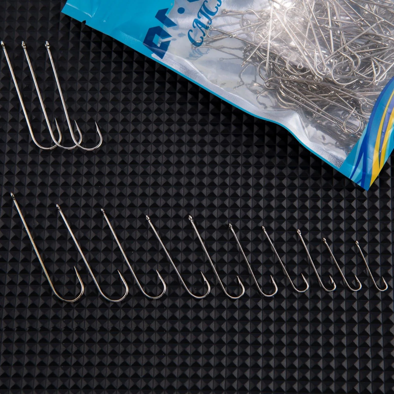 Dr.fish 100pcs Aberdeen Hooks  Offset Hooks #12-3/0 - Image 3