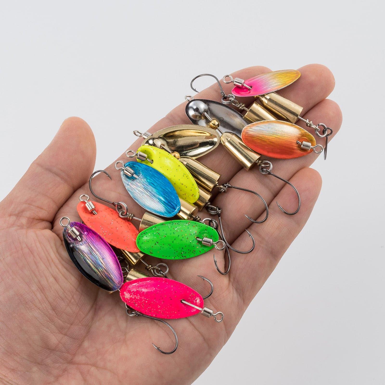 Dr.Fish 10pcs  Spinnerbait Lures Kits 2.44'' 1/4oz - Image 9