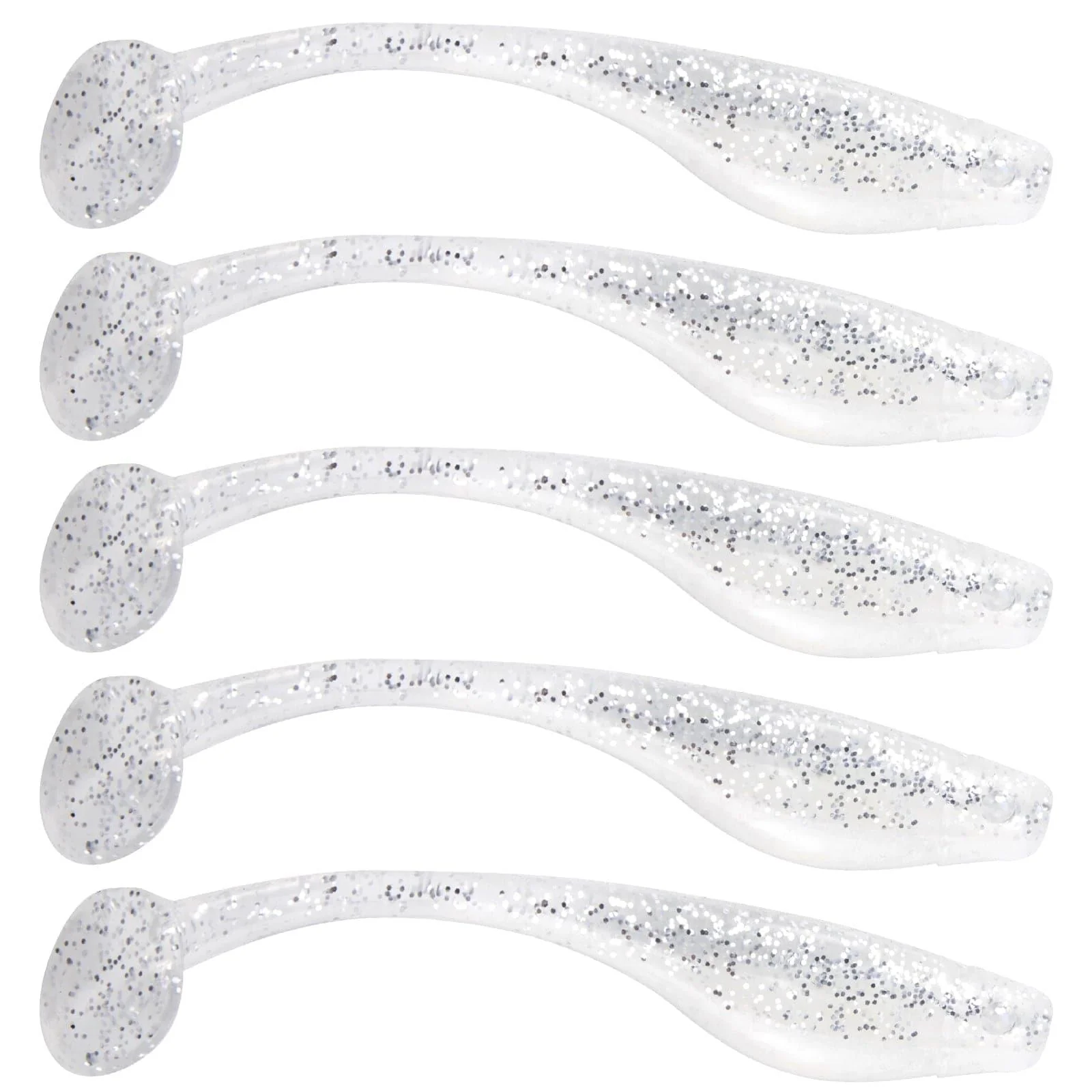 Dr.Fish 10pcs 8 Colors Flashing Glitter soft Baits 5.11'' 4oz - Image 13
