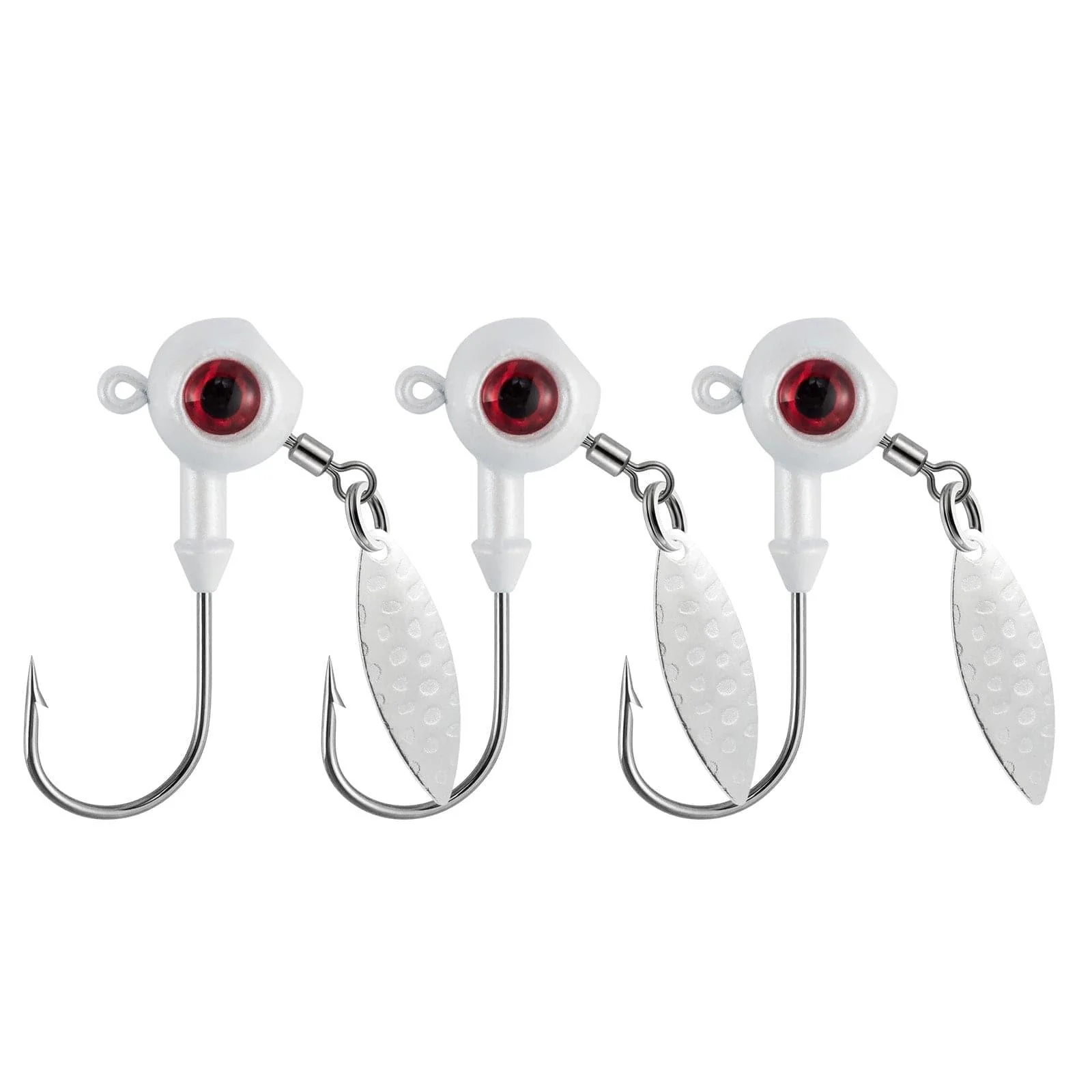 Dr.Fish 10pcs Underspin Jig Heads 1/8oz-1/4oz - Image 11