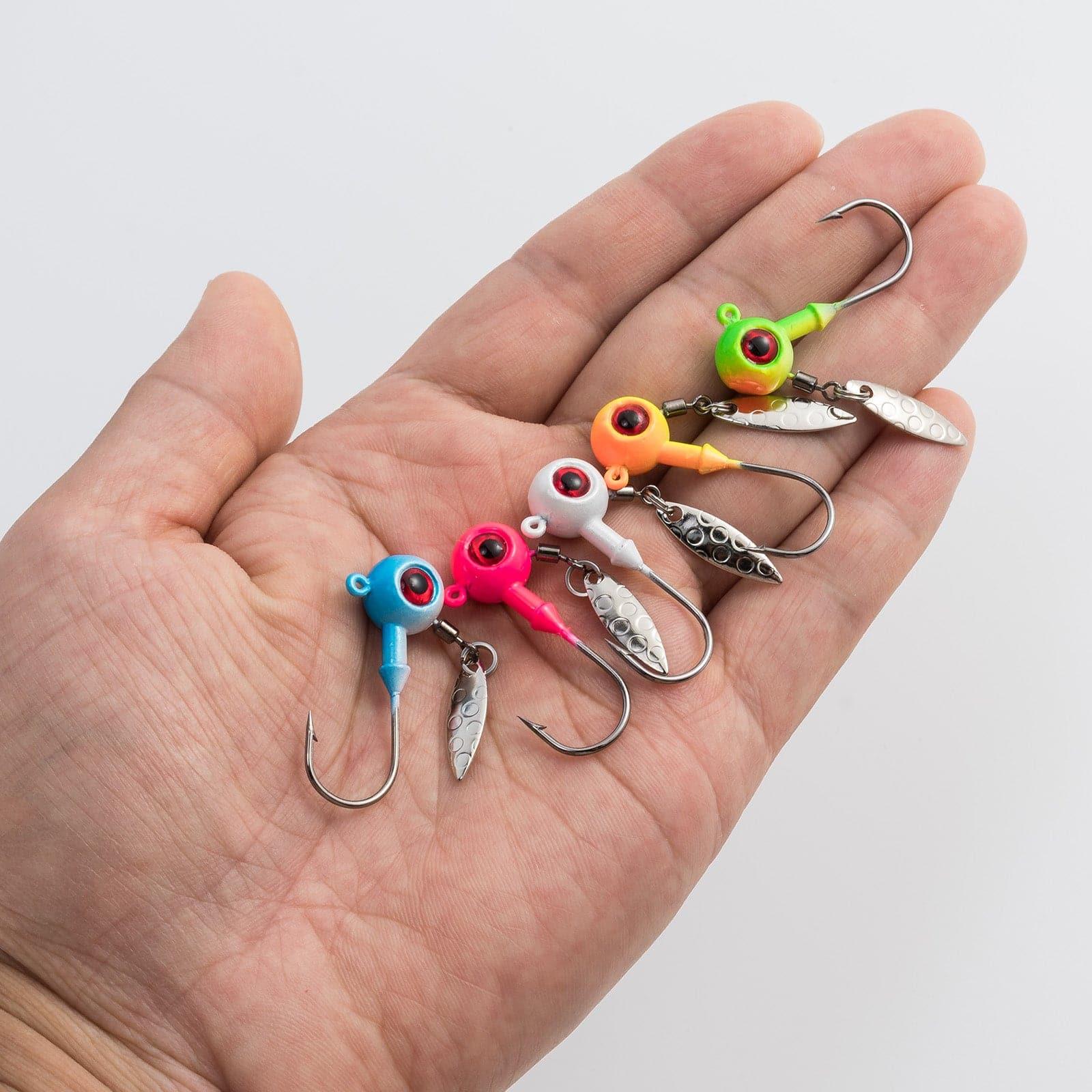Dr.Fish 10pcs Underspin Jig Heads 1/8oz-1/4oz - Image 7