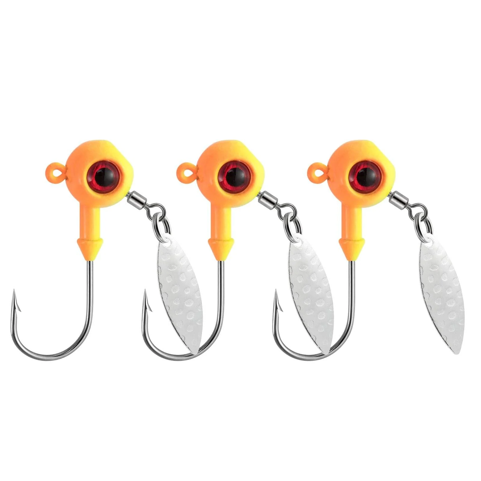 Dr.Fish 10pcs Underspin Jig Heads 1/8oz-1/4oz - Image 8