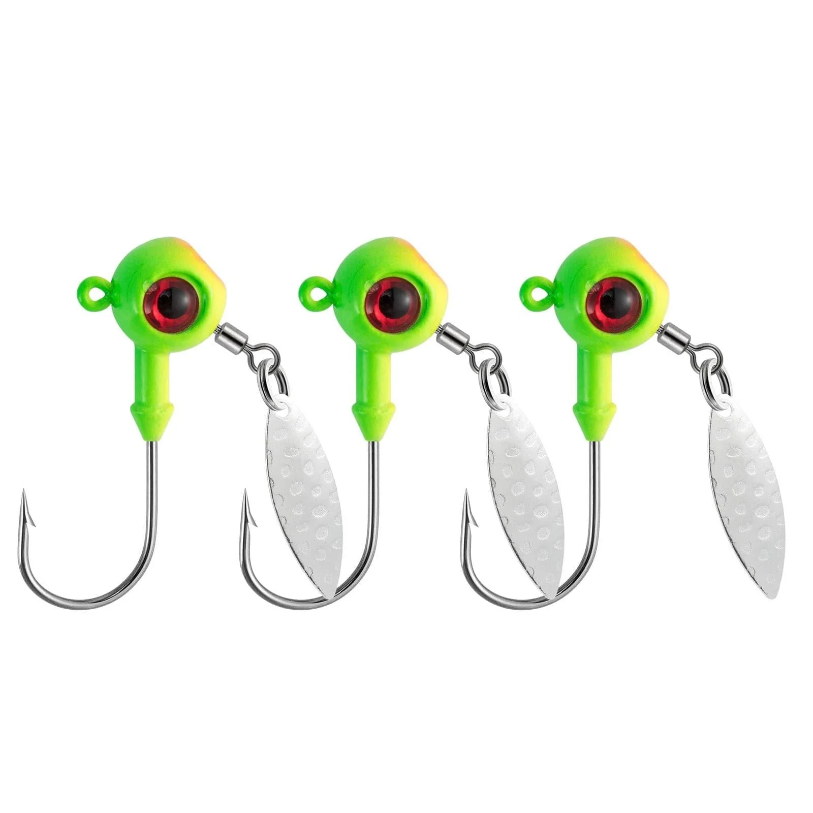 Dr.Fish 10pcs Underspin Jig Heads 1/8oz-1/4oz - Image 9