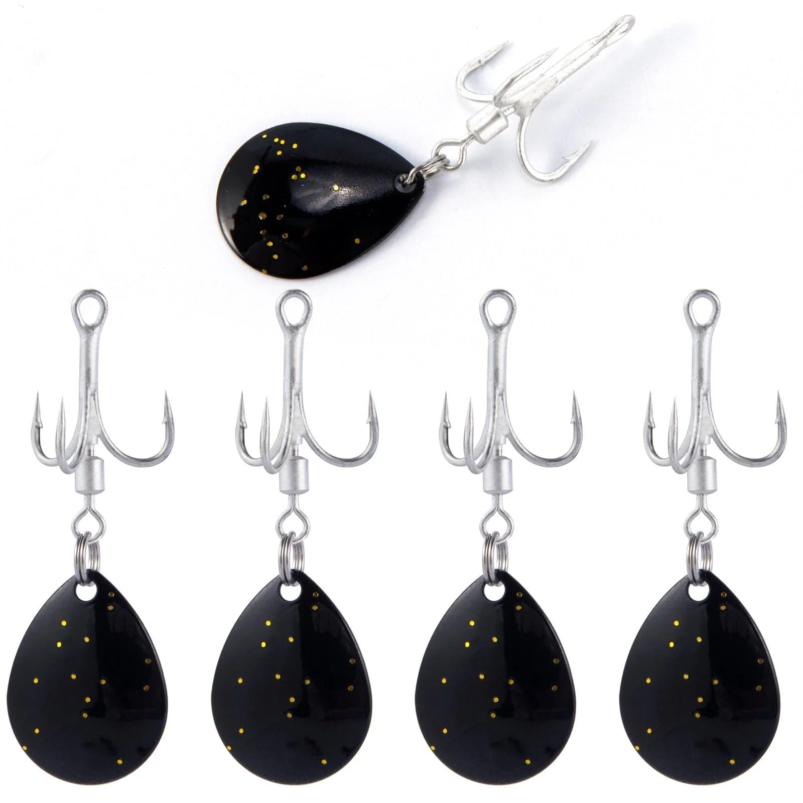 Dr.Fish 10pcs Fishing Blade Spinner Hooks Fishing Lures - Image 11