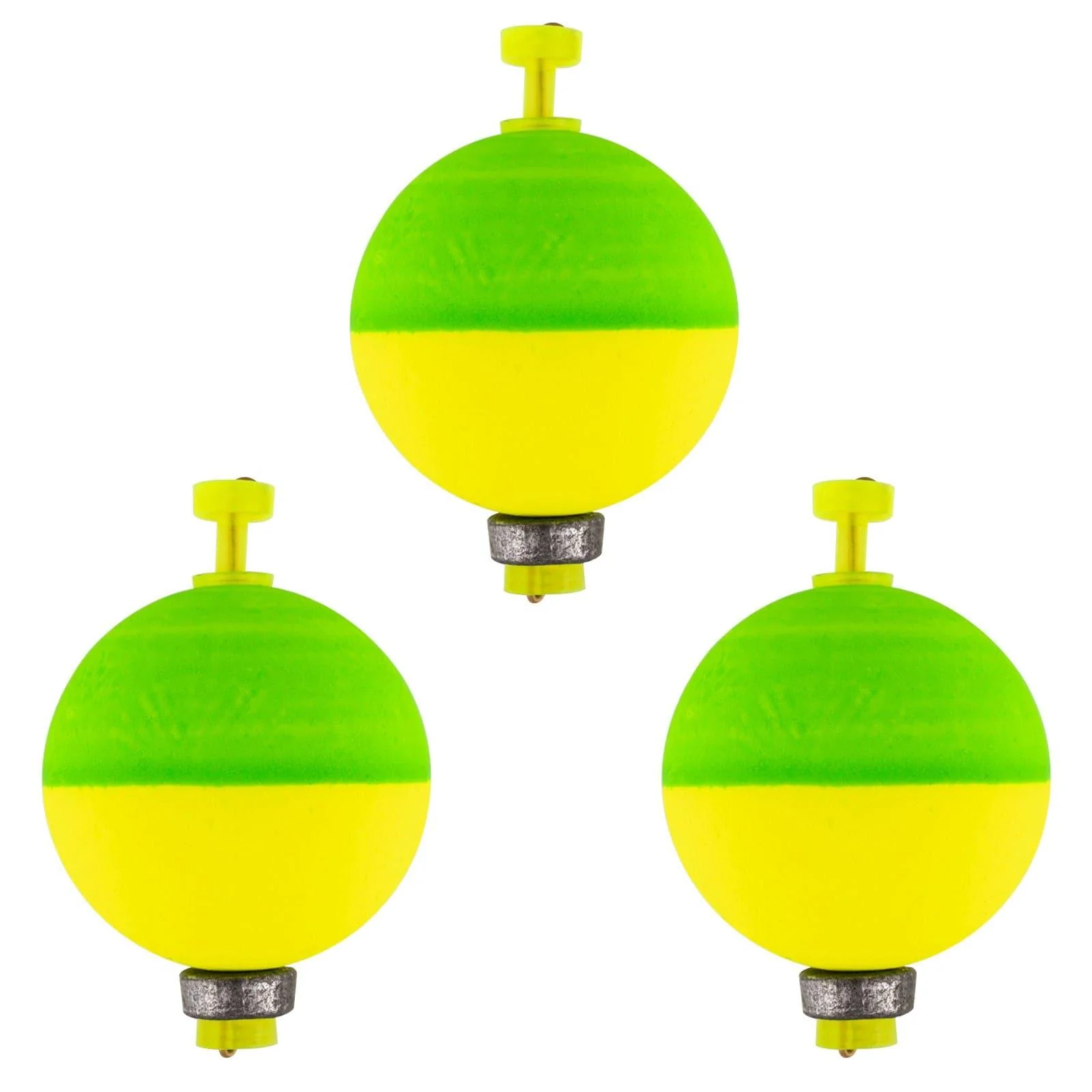 Dr.Fish 10pcs Fishing Weighted Bobbers Egg Floats 1/6-3/8oz - Image 10