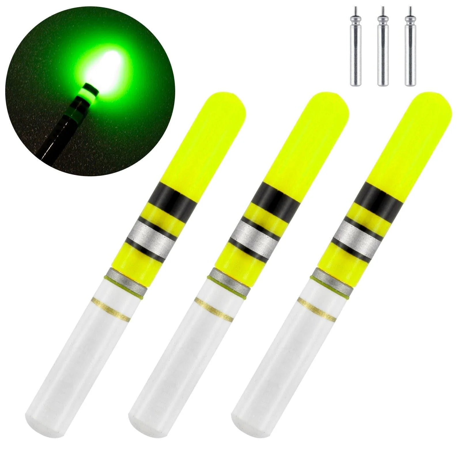 Dr.Fish 10pcs Glow Sticks LED Fish Floats - Image 4