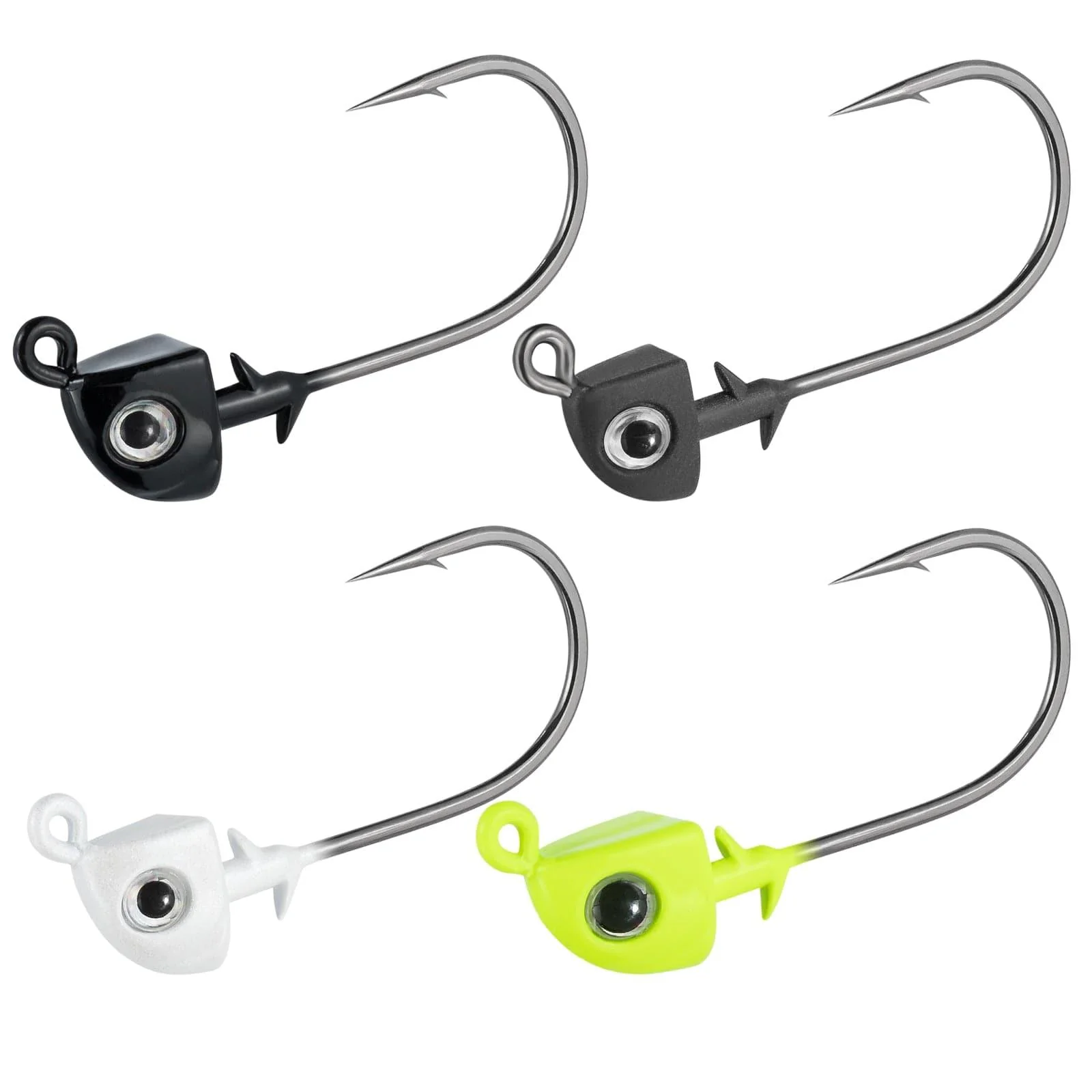 Dr.Fish 10pcs Tungsten Swimbait Jig Heads  1/8-3/8oz