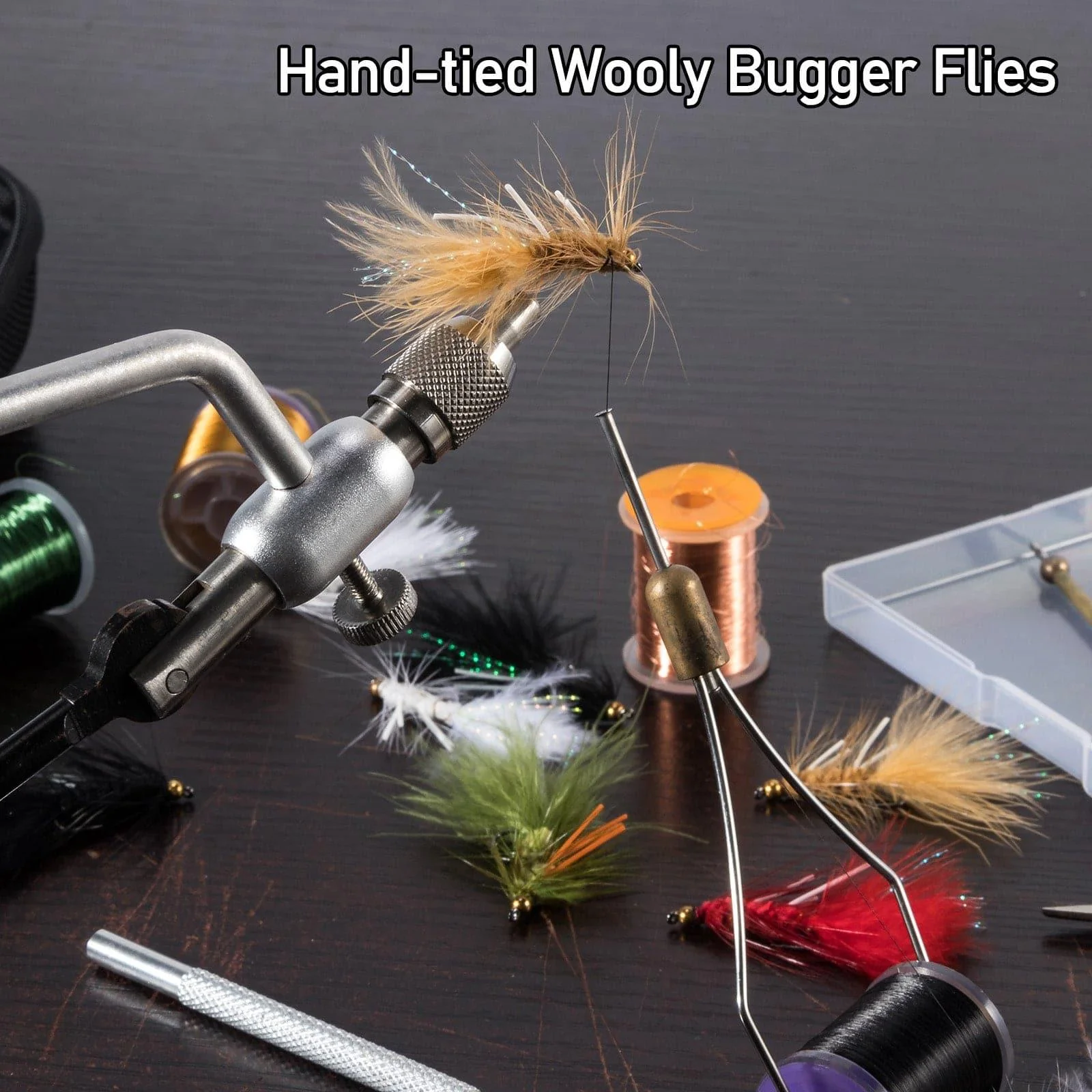Dr.Fish 15pcs Wooly Bugger Flies 0.4g - Image 8