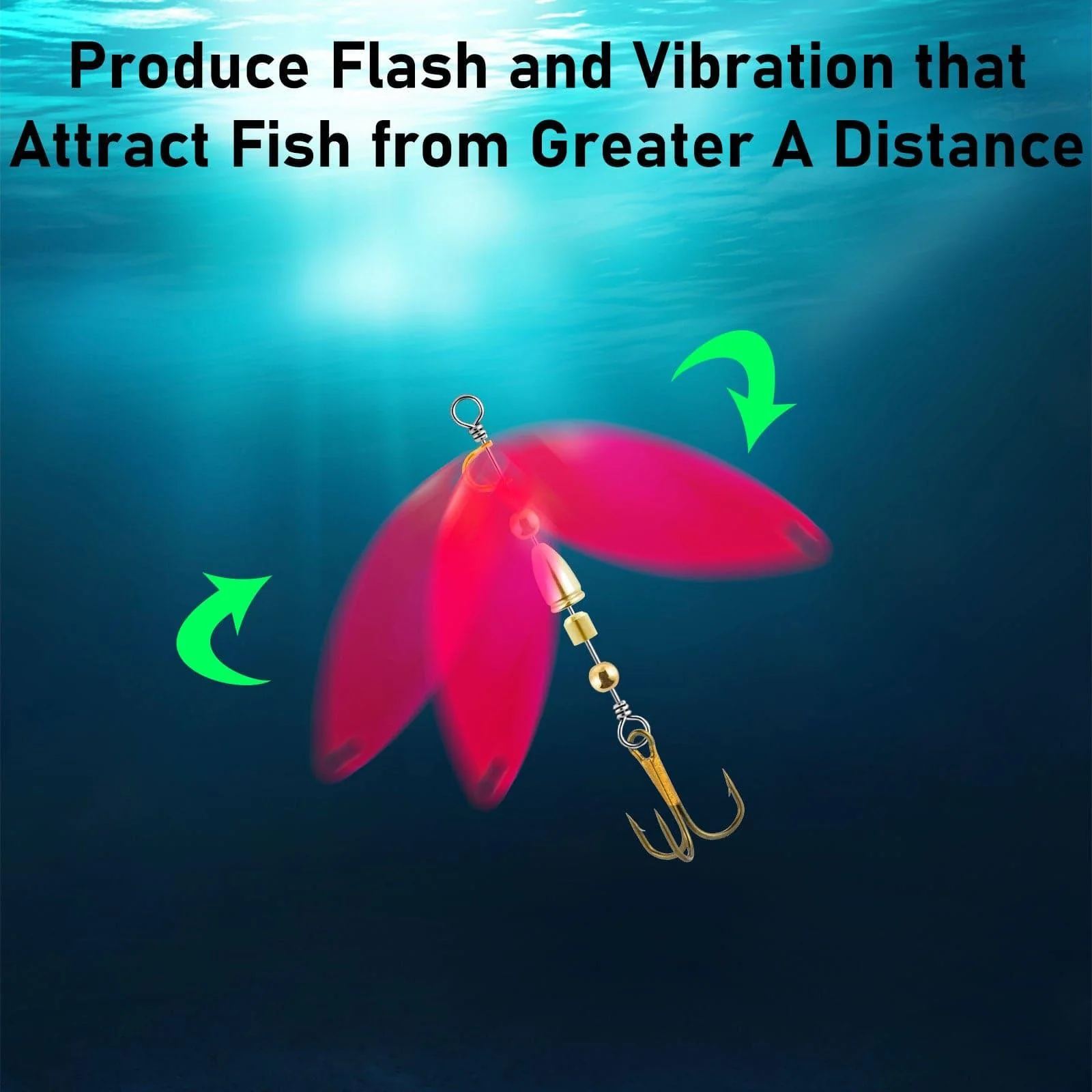Dr.Fish 18pcs Spinner Blades Kit 1.4"*0.49" - Image 5