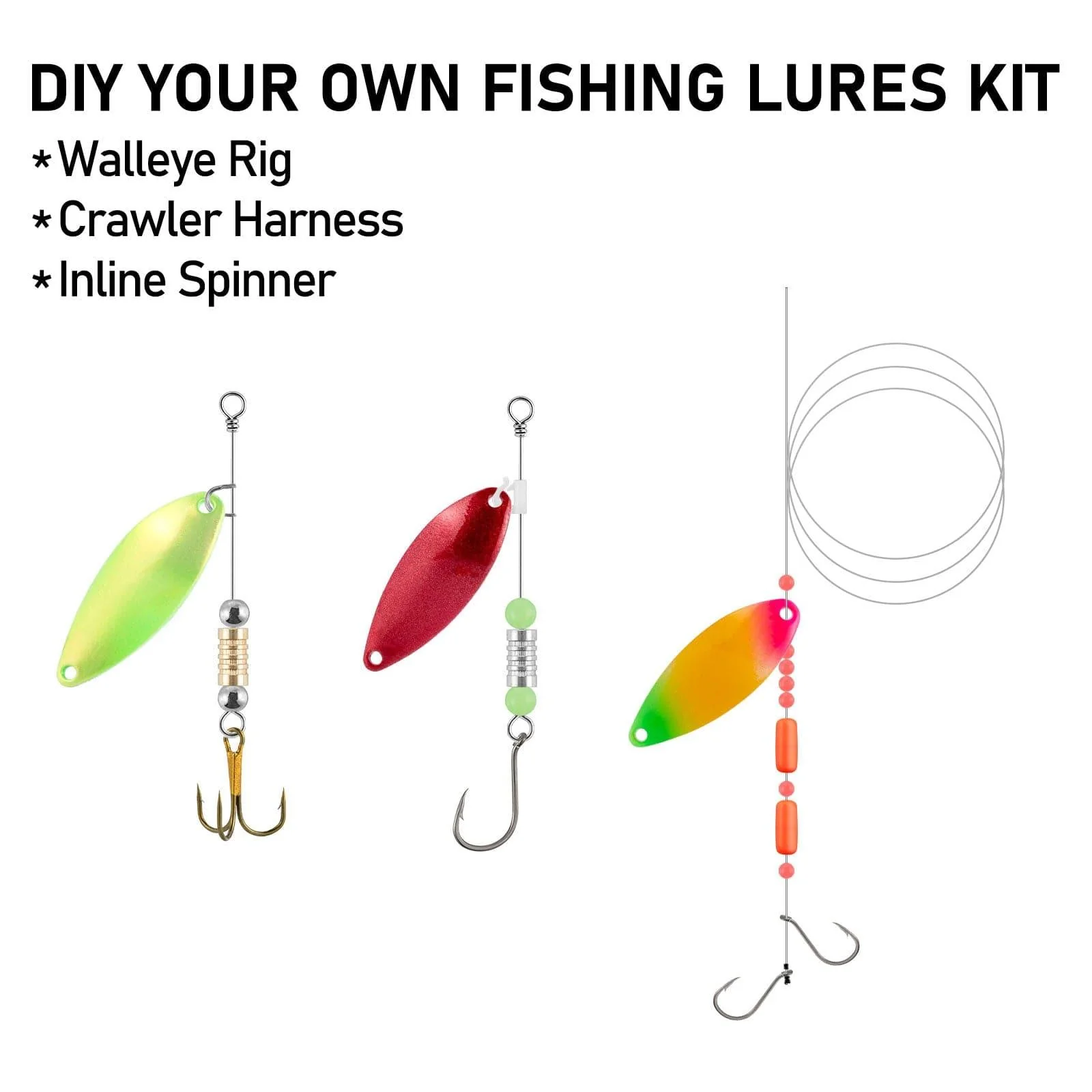 Dr.Fish 18pcs Spinner Blades Kit 1.4"*0.49" - Image 6