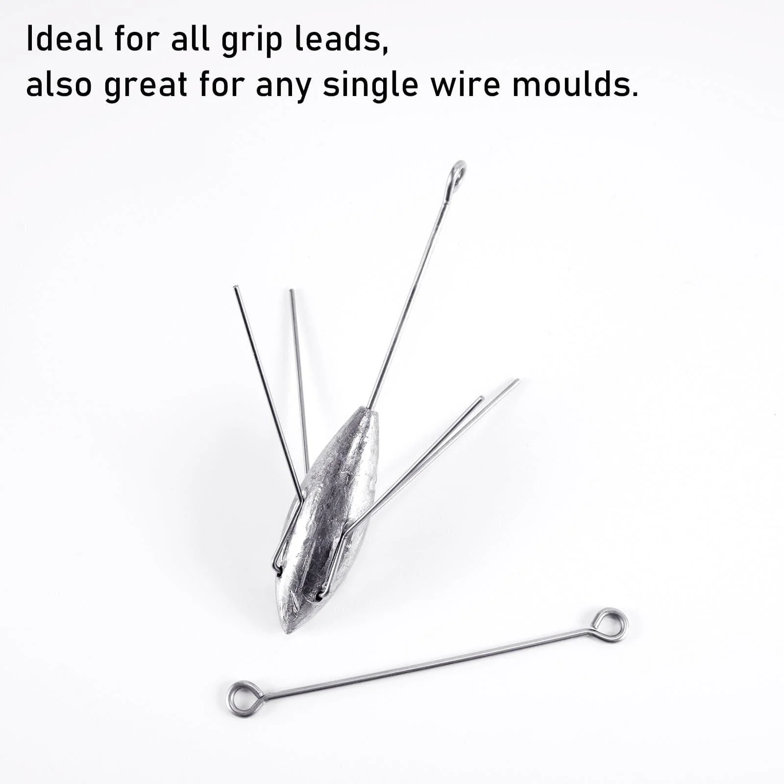 Dr.Fish 20/30/100 pcs Longtail Lead Loop Wires   2''  4'' - Image 4