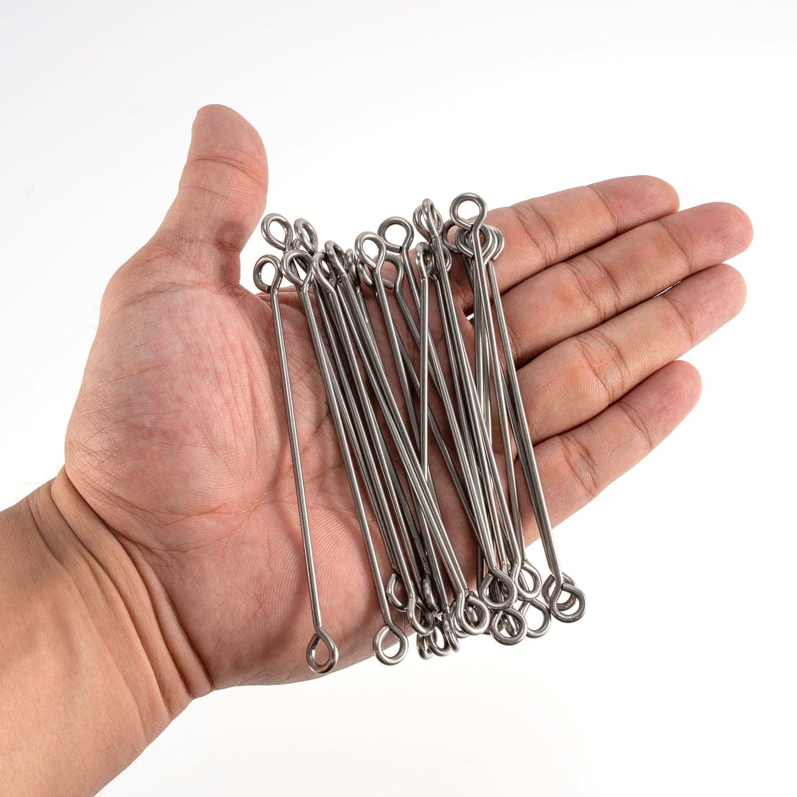 Dr.Fish 20/30/100 pcs Longtail Lead Loop Wires   2''  4'' - Image 5