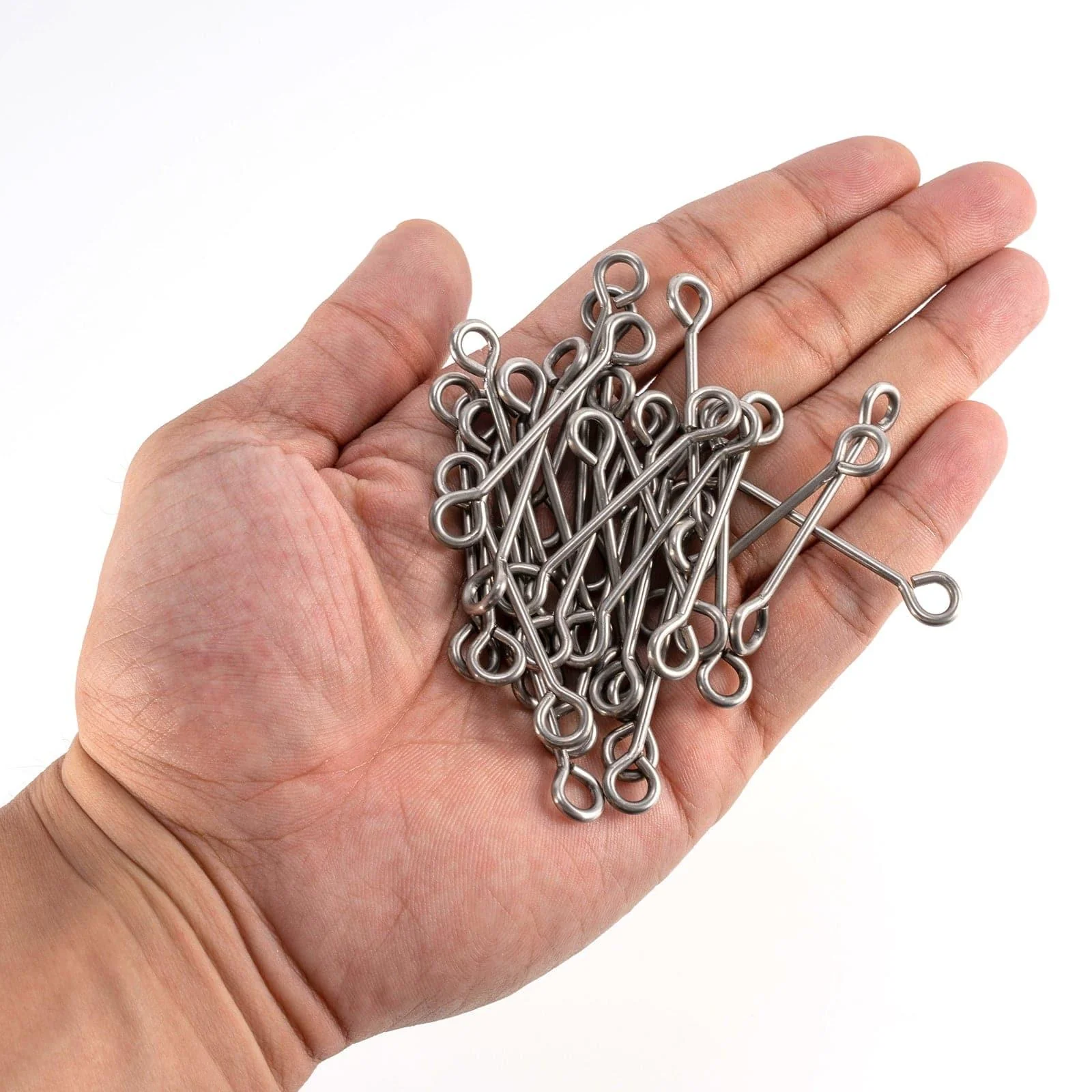 Dr.Fish 20/30/100 pcs Longtail Lead Loop Wires   2''  4'' - Image 6