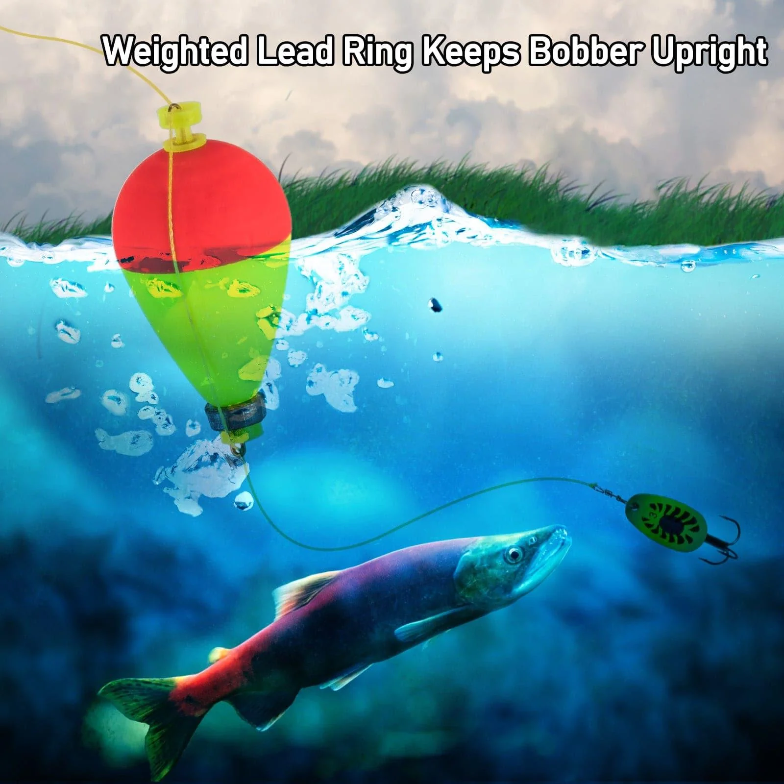 Dr.Fish 10pcs Pear Shape Fishing Float  7/32-1/3oz - Image 6
