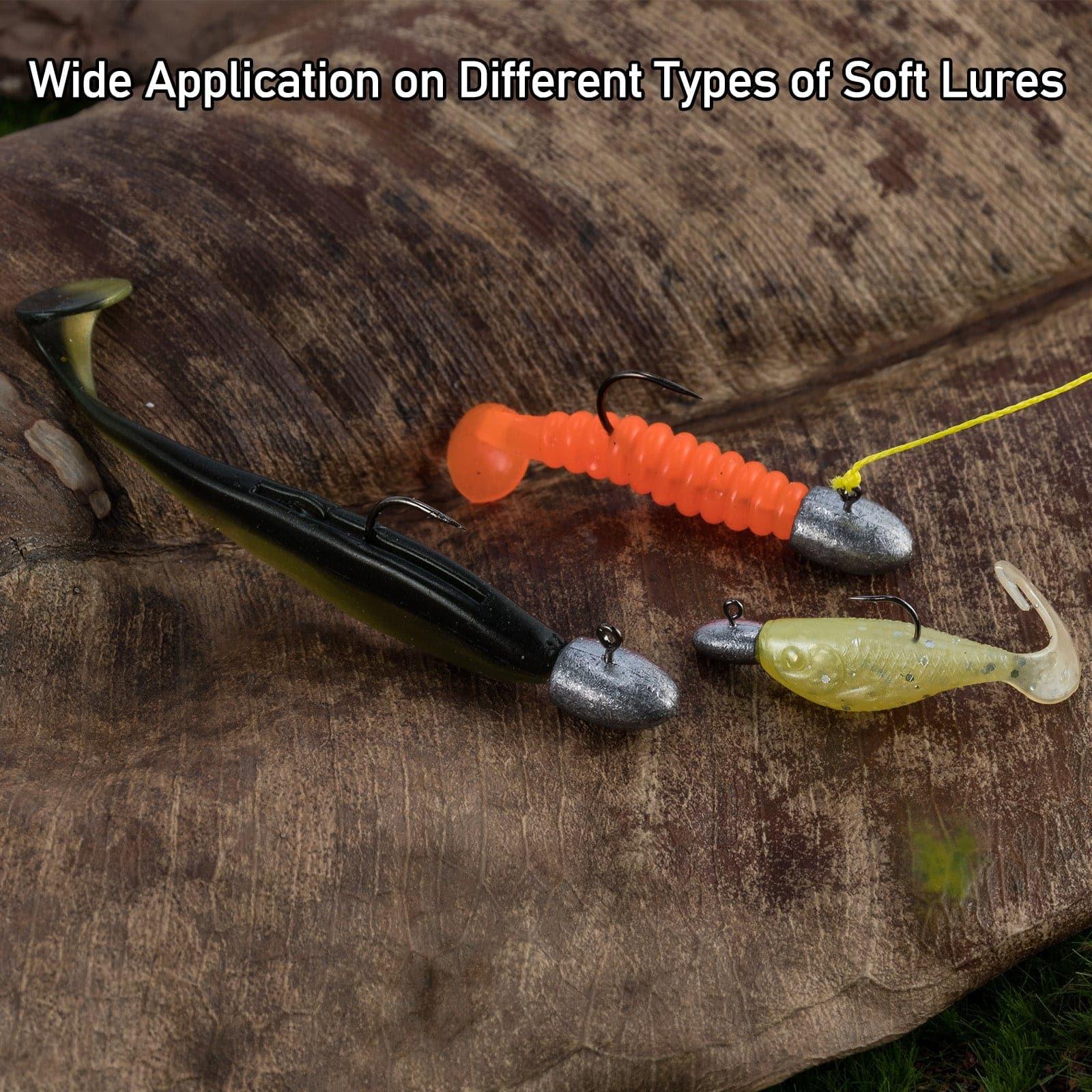 Dr.Fish 20 pcs Bullet design Jigs 0.85-1.29'' 1/32oz-1/7oz - Image 6