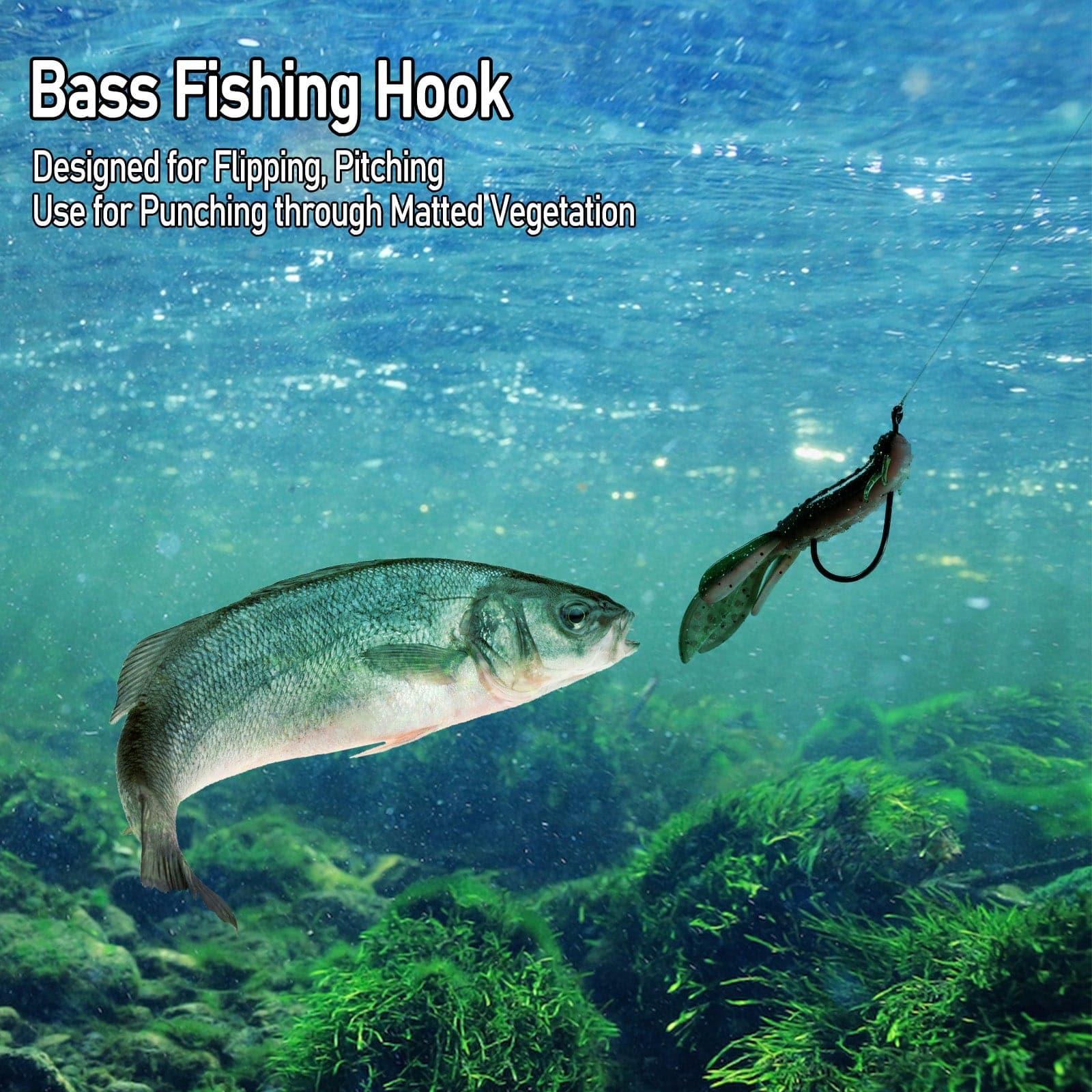 Dr.Fish 20pcs Flipping Hooks 2/0# to 4/0# - Image 5
