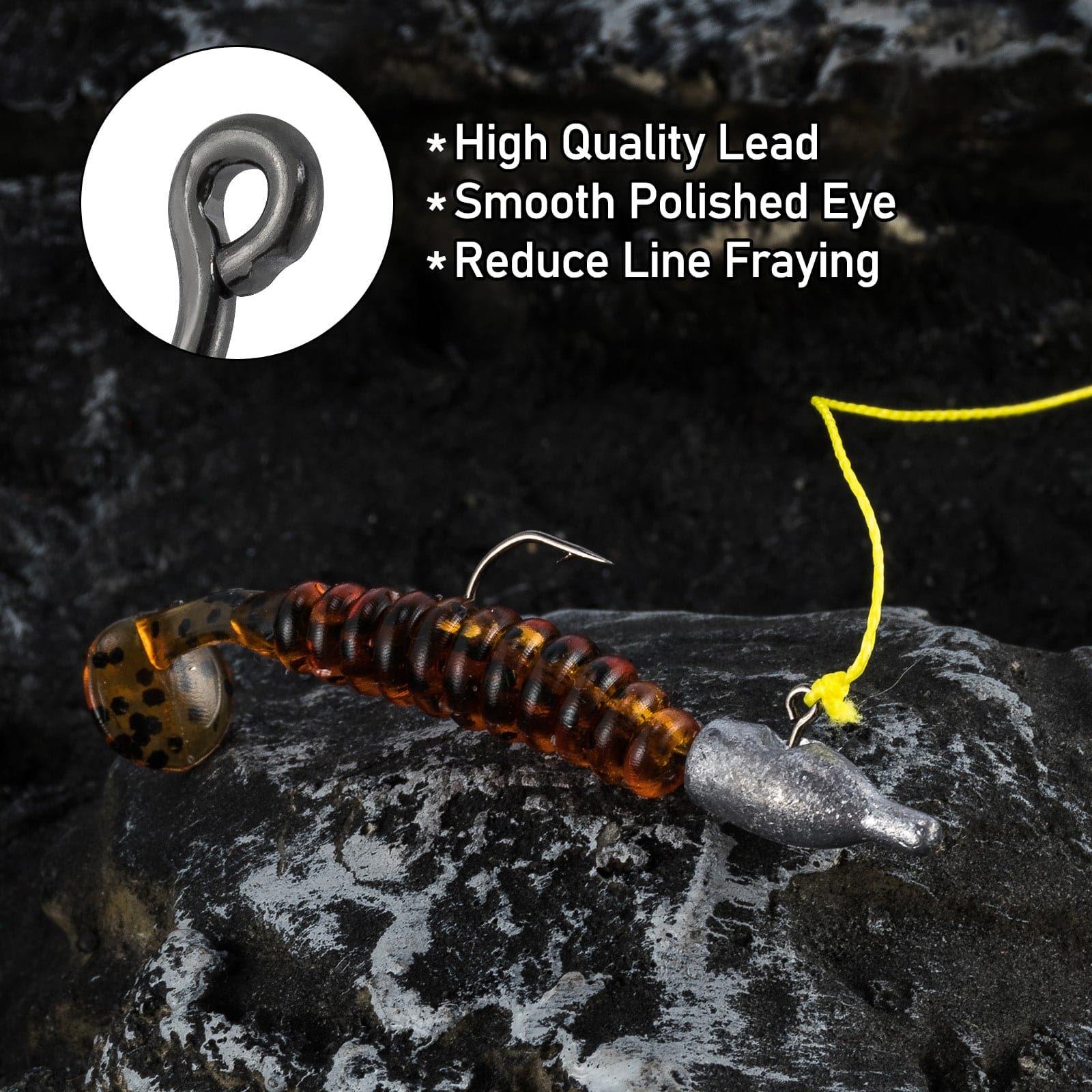 Dr.Fish 20pcs Tube Jig Head 1/32oz-3/16oz - Image 2