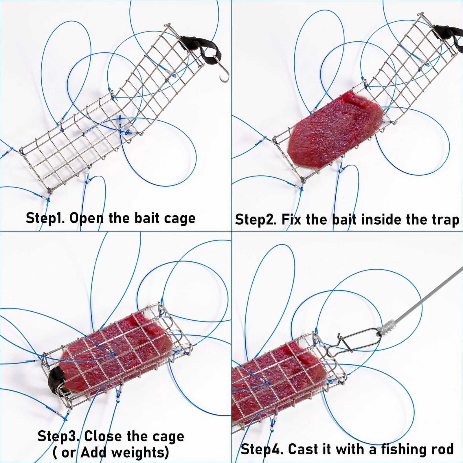 Dr.Fish Castable Crab Traps with 8 Loops - Image 7
