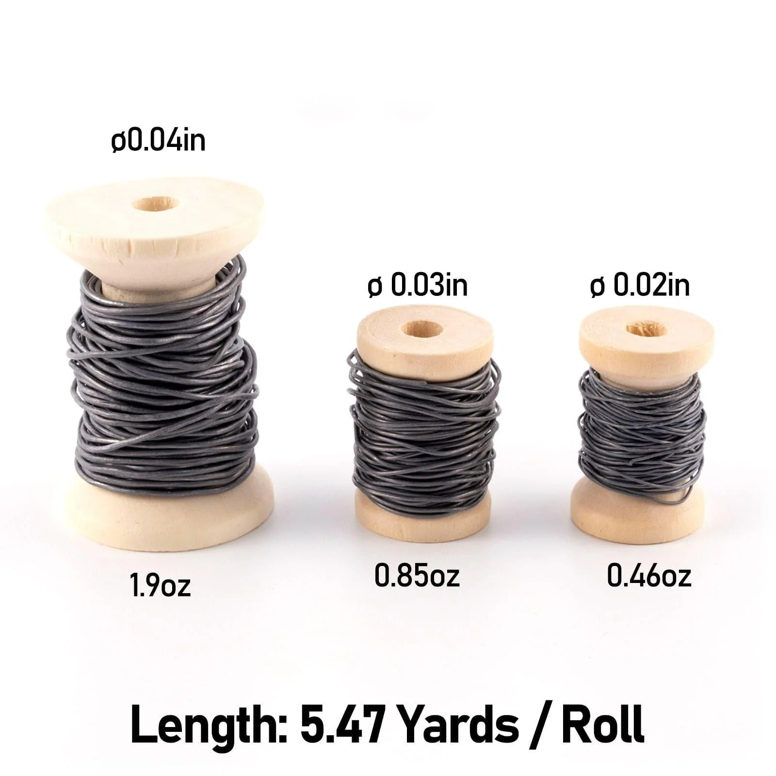 Dr.Fish 6pcs Spools Fly Tying DIY Lead (5.47 yds/ roll) - Image 8